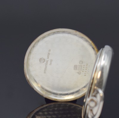 26909502c - IWC Savonette in 925er Silber Referenz 5404, Schweiz um 1972, Handaufzug, Silbercuvette, ...