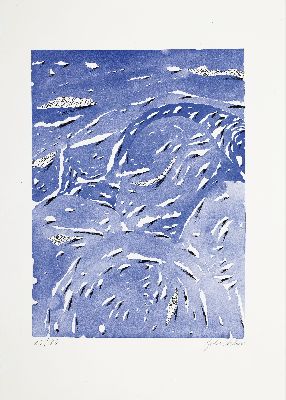 26910326m - Wolfgang Glöckler, 1941-2021, Konvolut aus 5 Arbeiten: 2 Farblithographien, sign. ...
