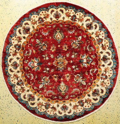 Image 26910454 - Sigler fein, Neu, Wolle auf Baumwolle, durchmesser: ca. 174 cm Schätzpreis: 1950, ...