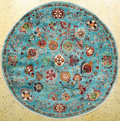 Image 26910457 - Sigler fein, Neu, Wolle auf Baumwolle, durchmesser: ca. 178 cm Schätzpreis: 1950, ...