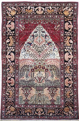 Image 26911265 - Esfahan"Ahmad"fein antik, Persien, um 1900,Korkwolle auf Baumwolle, ca. 206 x ...