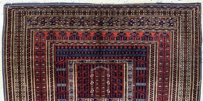26911291e - Saryk Engsi"Part-Silk"antik, Turkmenistan, 19.Jhd, Wolle mit Seide auf Wolle, ...