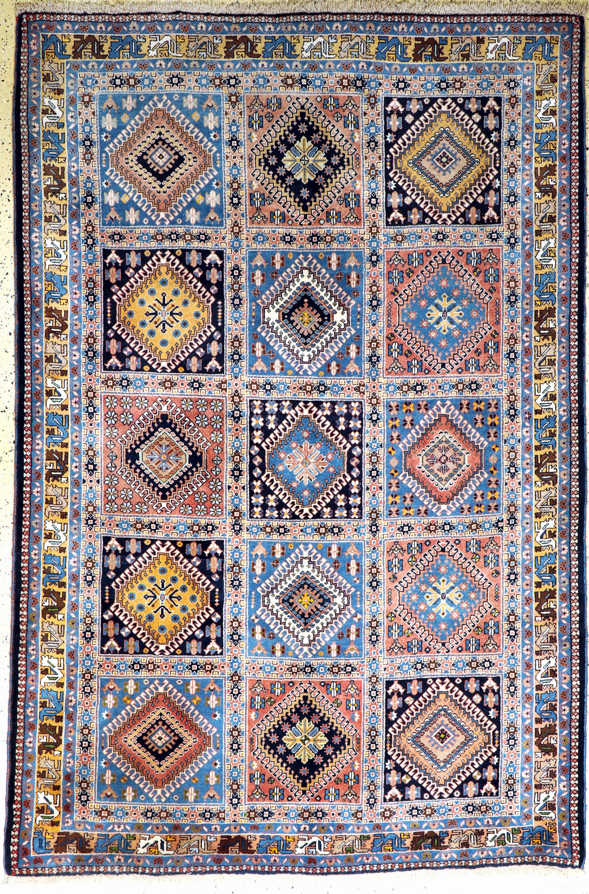 Yalameh, Persien, Ende 20.Jhd., Wolle auf Wolle, ca. 248 x 168 cm, EHZ: 2