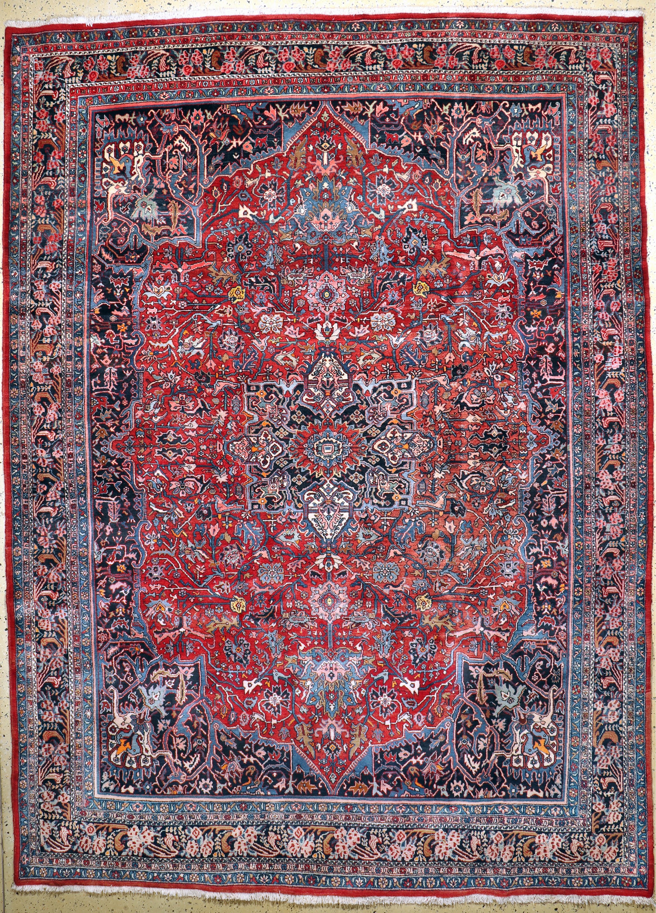 Bidjar alt, Persien, Mitte 20.Jhd, Wolle auf Baumwolle, ca. 360 x 264 cm, EHZ: 2