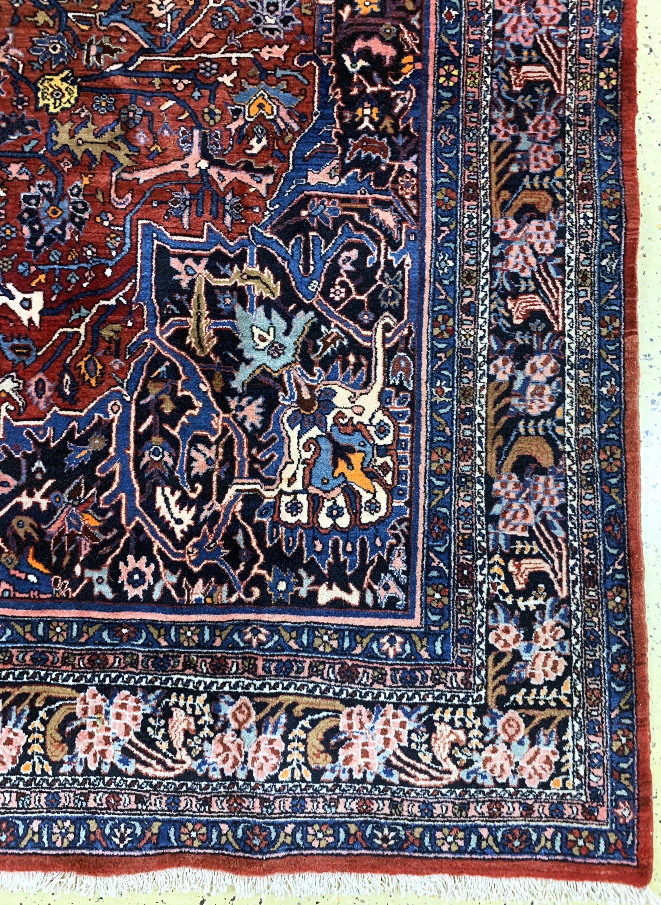 Detail a: Bidjar alt, Persien, Mitte 20.Jhd, Wolle auf Baumwolle, ca. 360 x 264 cm, EHZ: 2