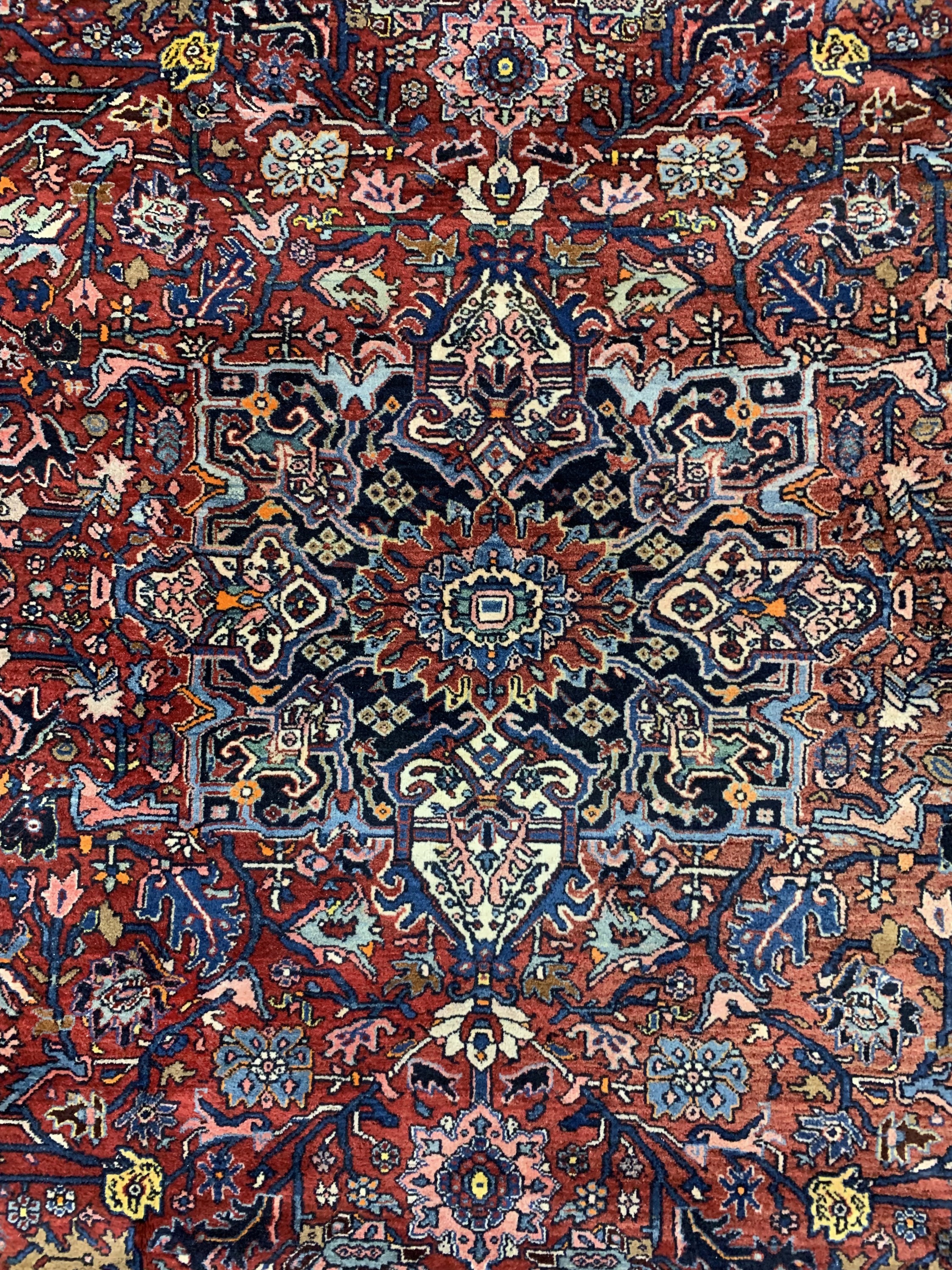 Detail c: Bidjar alt, Persien, Mitte 20.Jhd, Wolle auf Baumwolle, ca. 360 x 264 cm, EHZ: 2