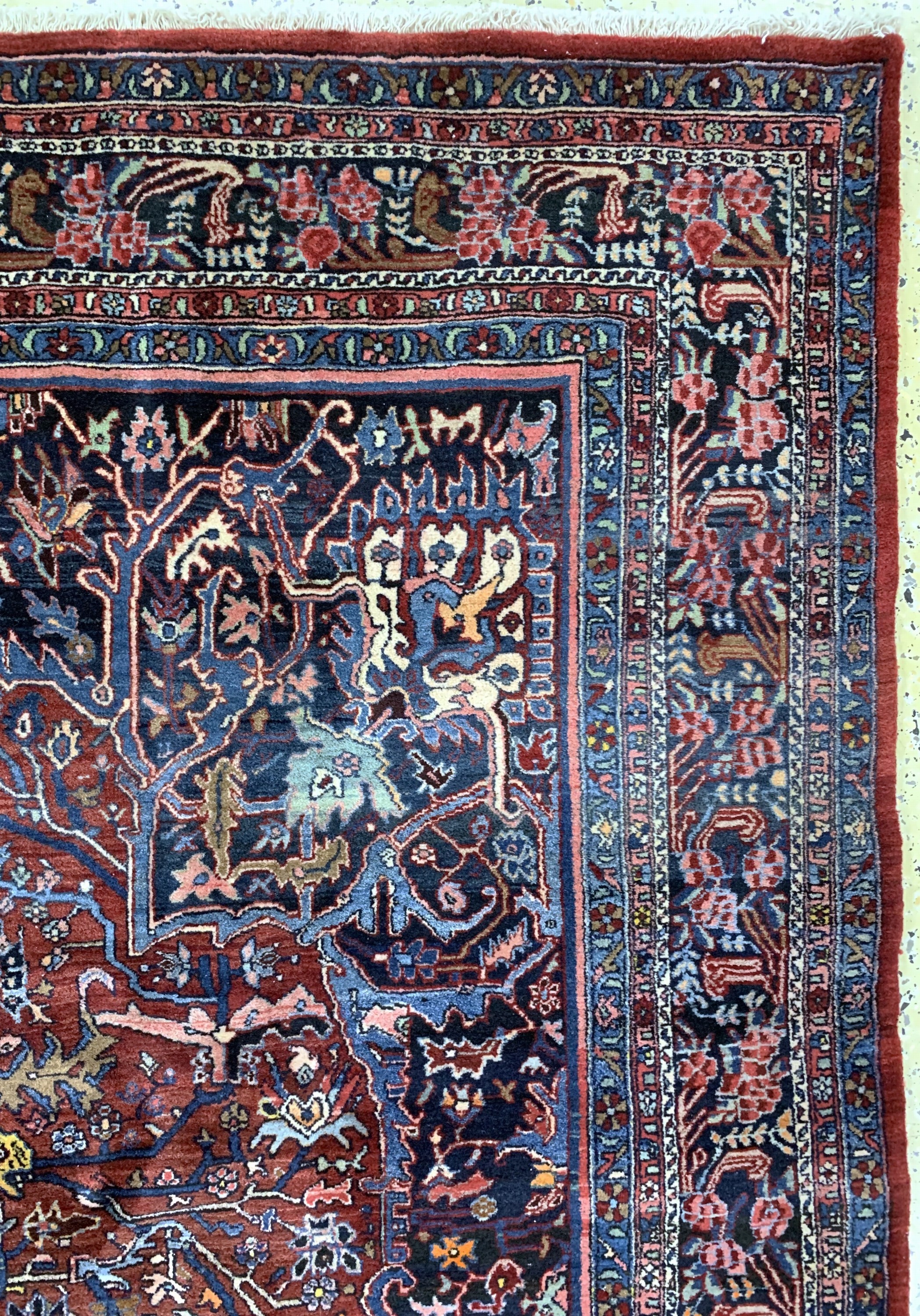 Detail e: Bidjar alt, Persien, Mitte 20.Jhd, Wolle auf Baumwolle, ca. 360 x 264 cm, EHZ: 2