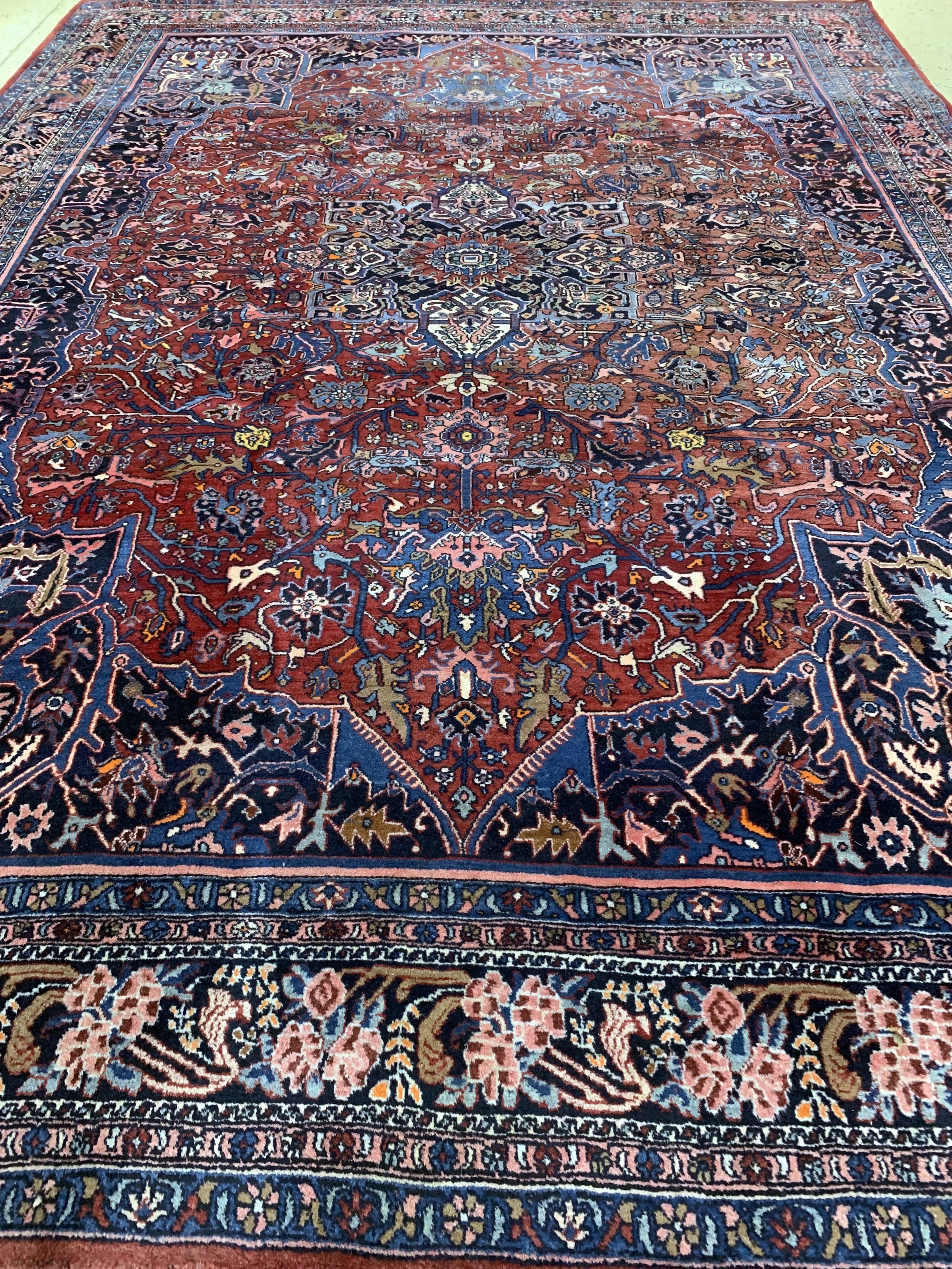 Detail g: Bidjar alt, Persien, Mitte 20.Jhd, Wolle auf Baumwolle, ca. 360 x 264 cm, EHZ: 2