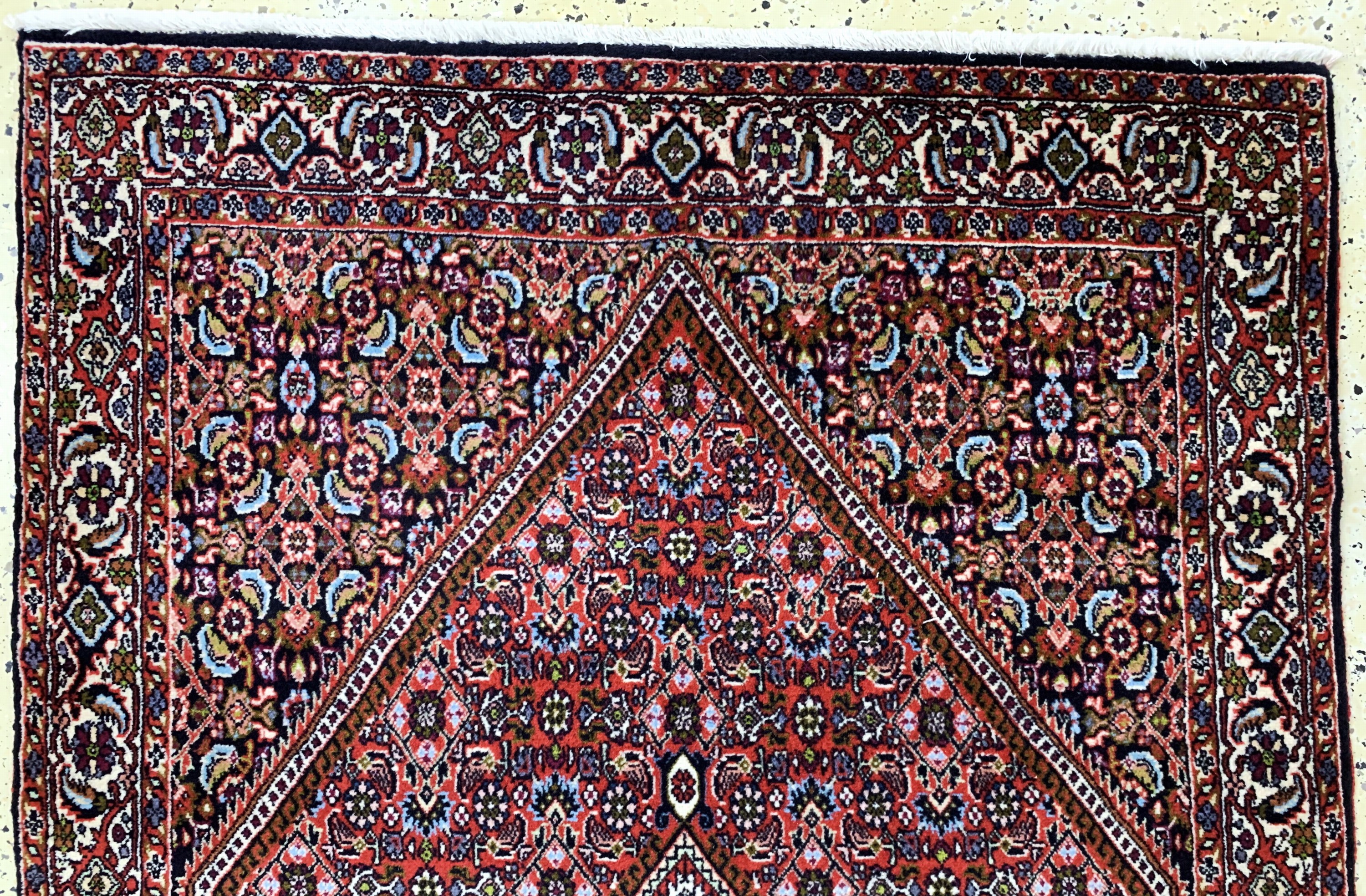 Detail a: Bidjar, Persien, Ende 20.Jhd, Wolle auf Baumwolle, ca. 189 x 110 cm, EHZ: 2
