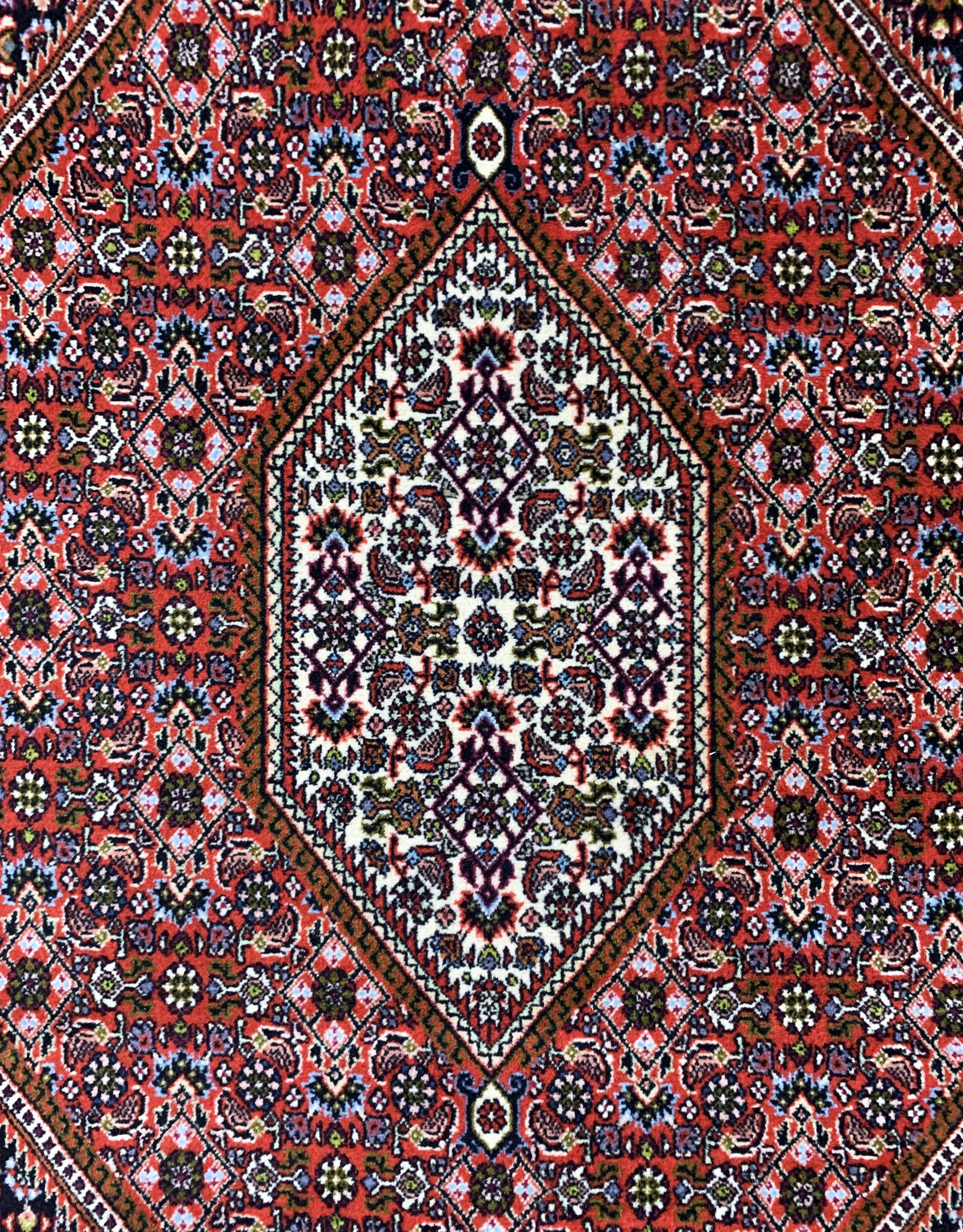 Detail b: Bidjar, Persien, Ende 20.Jhd, Wolle auf Baumwolle, ca. 189 x 110 cm, EHZ: 2