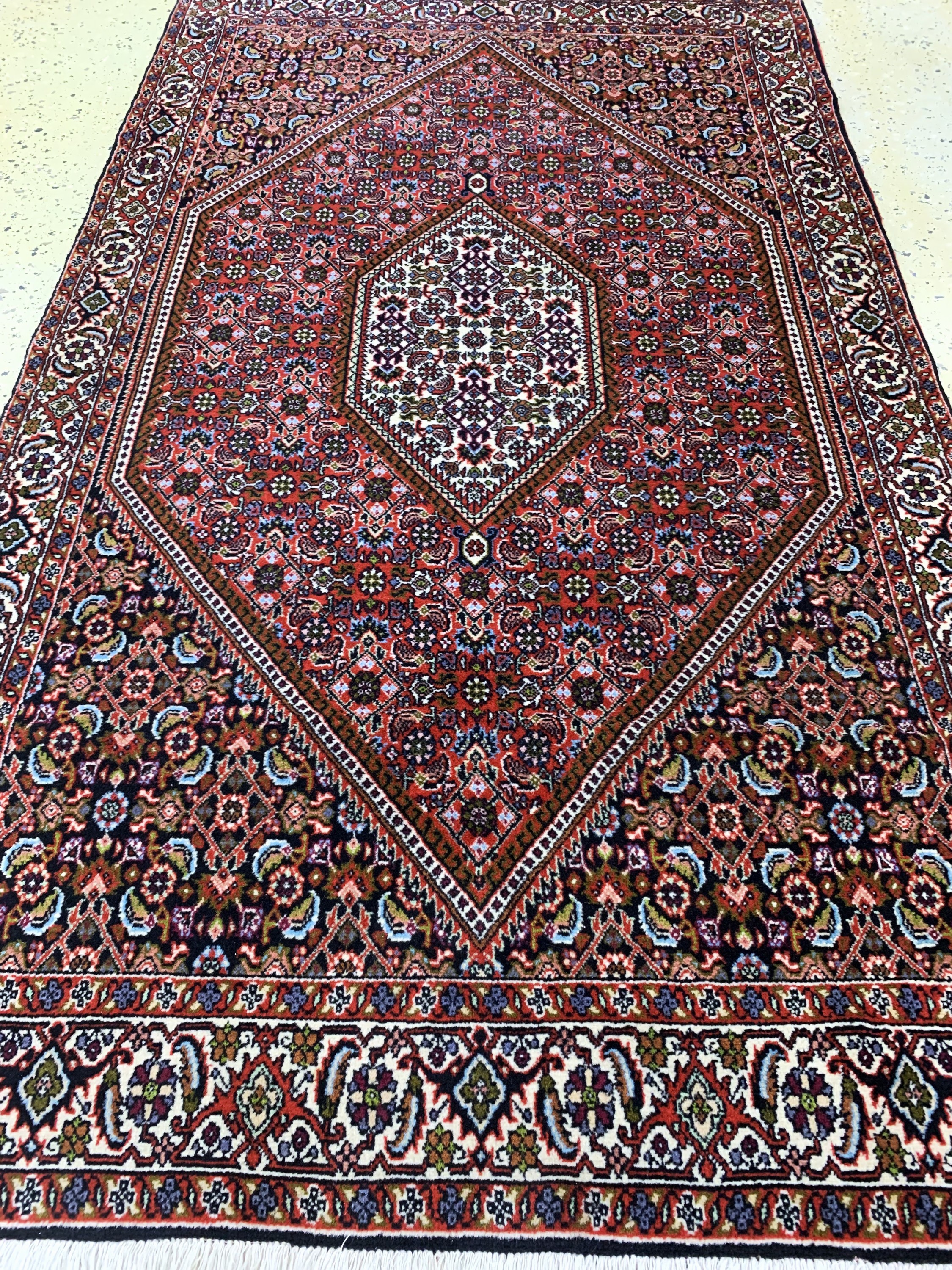 Detail d: Bidjar, Persien, Ende 20.Jhd, Wolle auf Baumwolle, ca. 189 x 110 cm, EHZ: 2