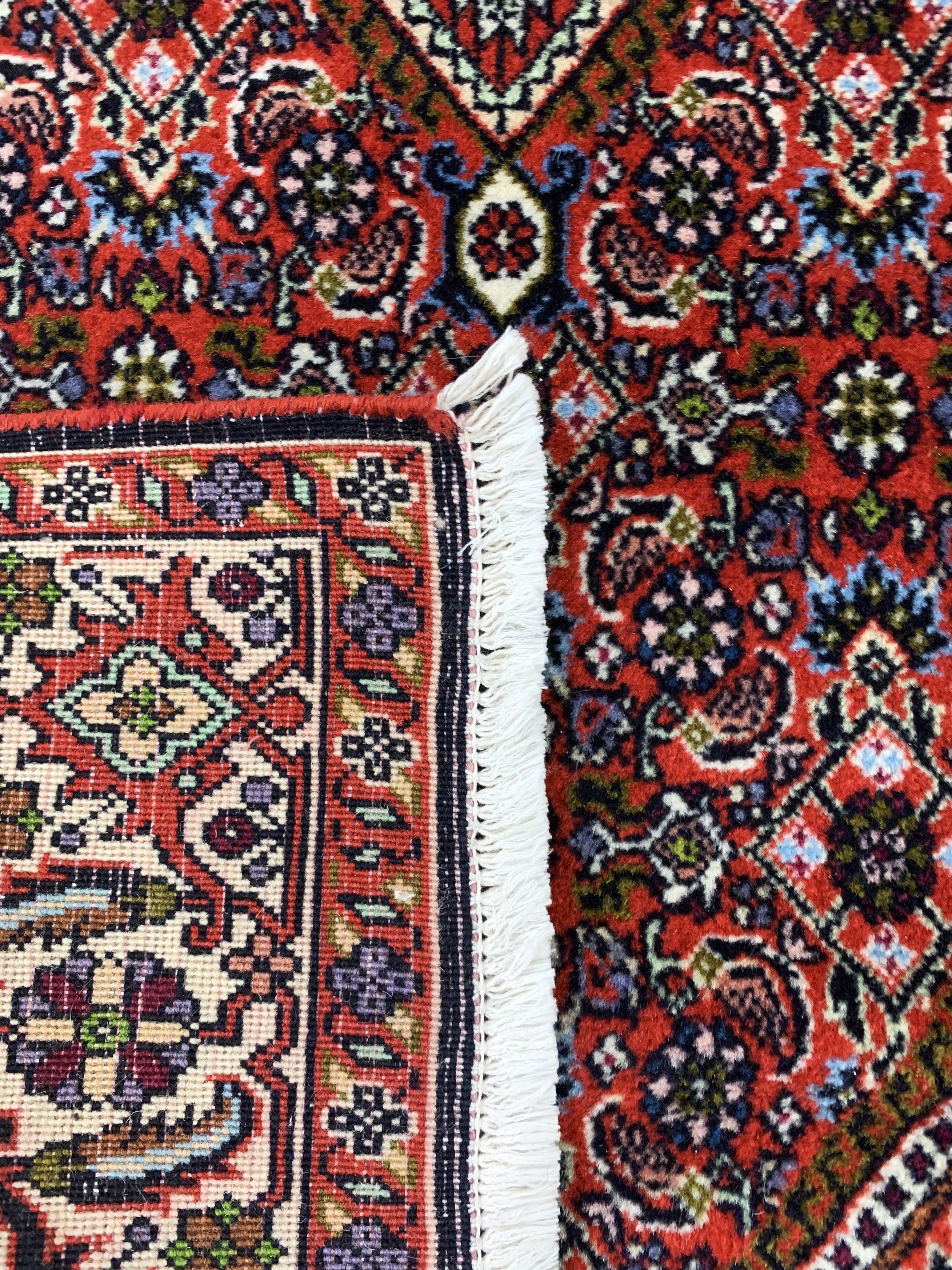 Detail e: Bidjar, Persien, Ende 20.Jhd, Wolle auf Baumwolle, ca. 189 x 110 cm, EHZ: 2