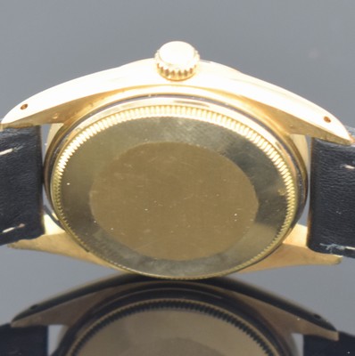 26912574c - ROLEX Oyster Date Referenz 1500/1503 seltene Armbanduhr in GG 750/000, Schweiz um 1962, ...