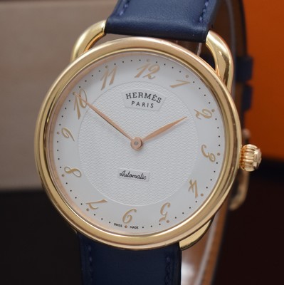 26912581a - HERMES Arceau Armbanduhr in Roségold 750/000 Referenz AR8.67a, Automatik, beids. ...