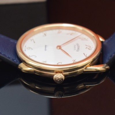 26912581c - HERMES Arceau Armbanduhr in Roségold 750/000 Referenz AR8.67a, Automatik, beids. ...