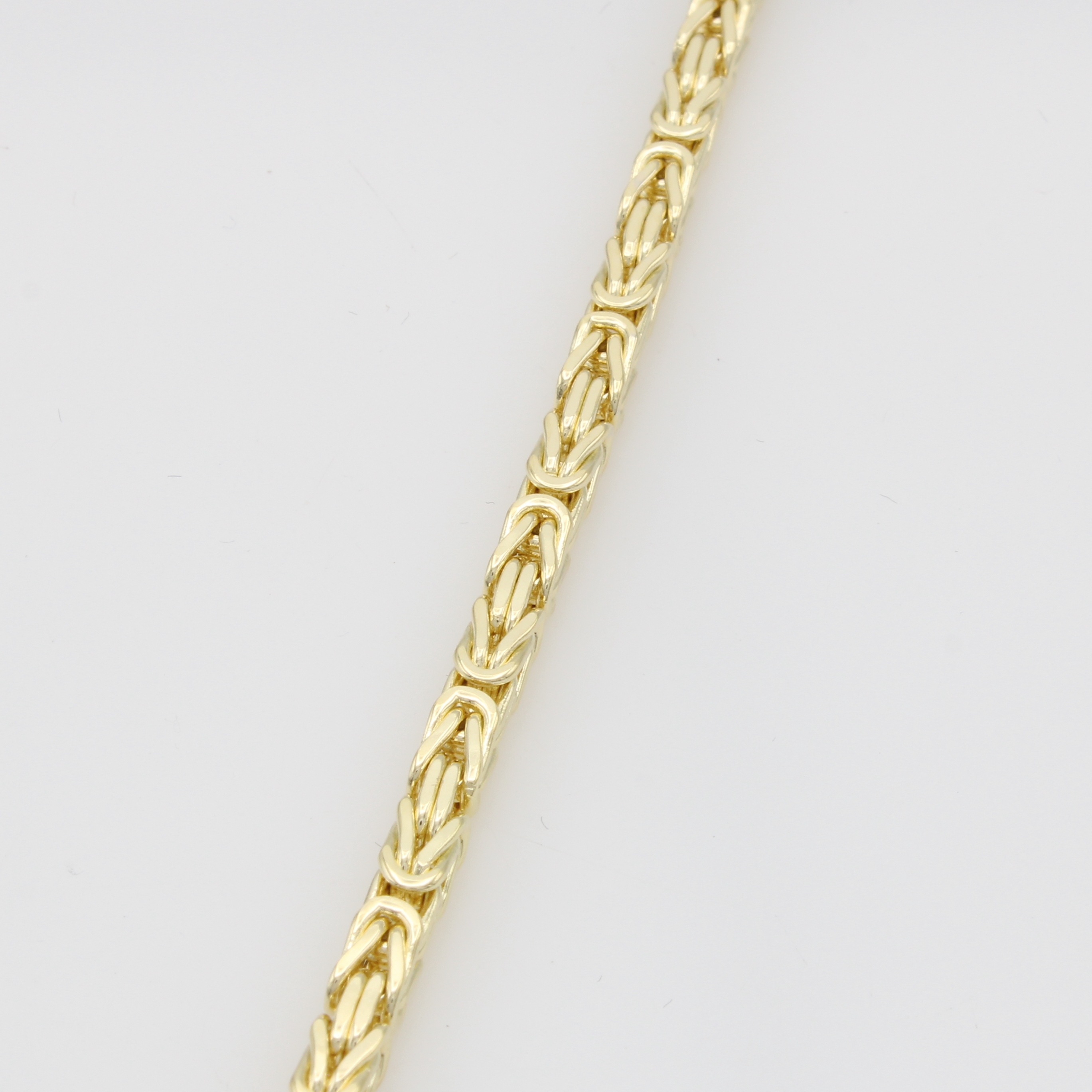 Image 26912688 - Königsarmband, GG 585/000, Karabinerschl., Br. ca. 3.5 mm, L. ca. 21 cm