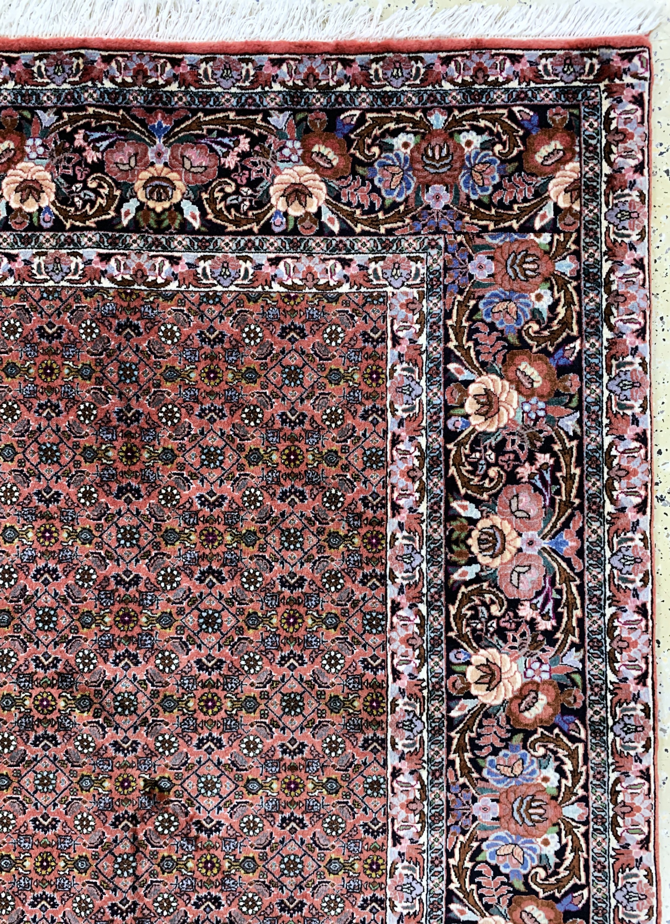Detail d: Bidjar fein, Persien, Ende 20.Jhd, Korkwolle auf Baumwolle, ca. 305 x 207 cm, gereinigt, EHZ: 2