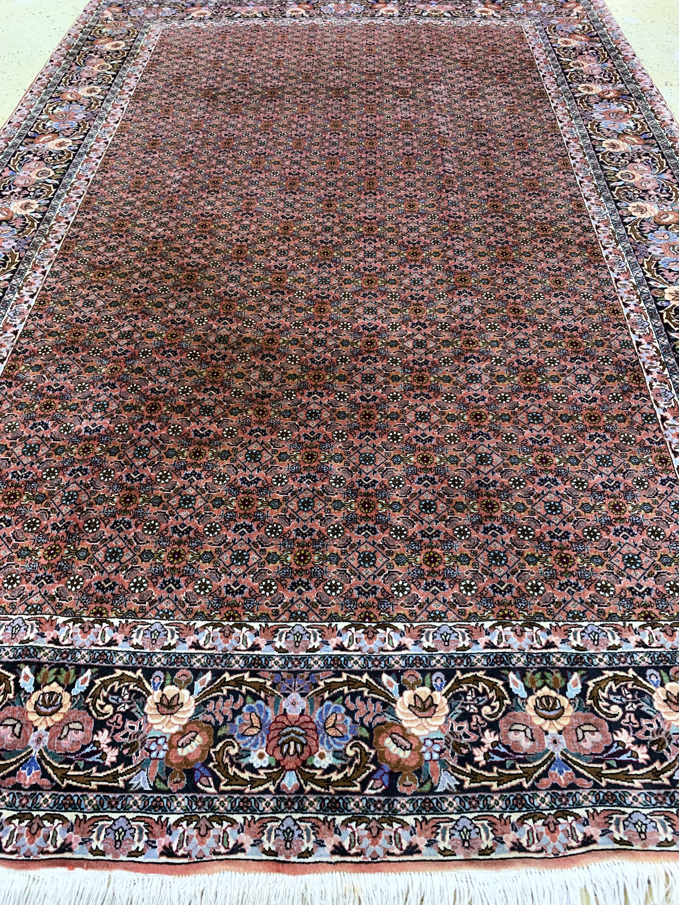 Detail e: Bidjar fein, Persien, Ende 20.Jhd, Korkwolle auf Baumwolle, ca. 305 x 207 cm, gereinigt, EHZ: 2