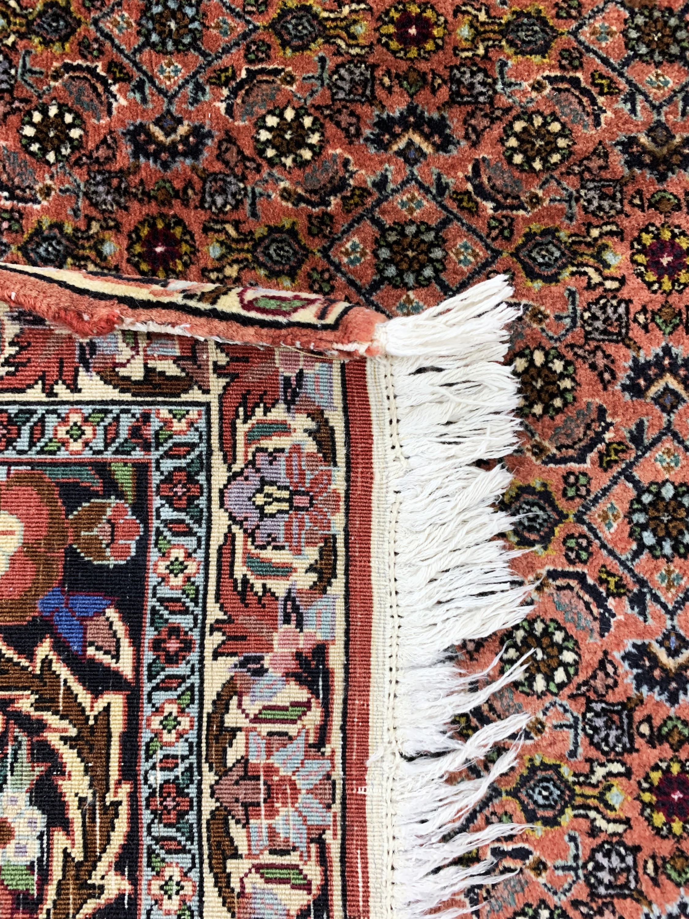 Detail f: Bidjar fein, Persien, Ende 20.Jhd, Korkwolle auf Baumwolle, ca. 305 x 207 cm, gereinigt, EHZ: 2