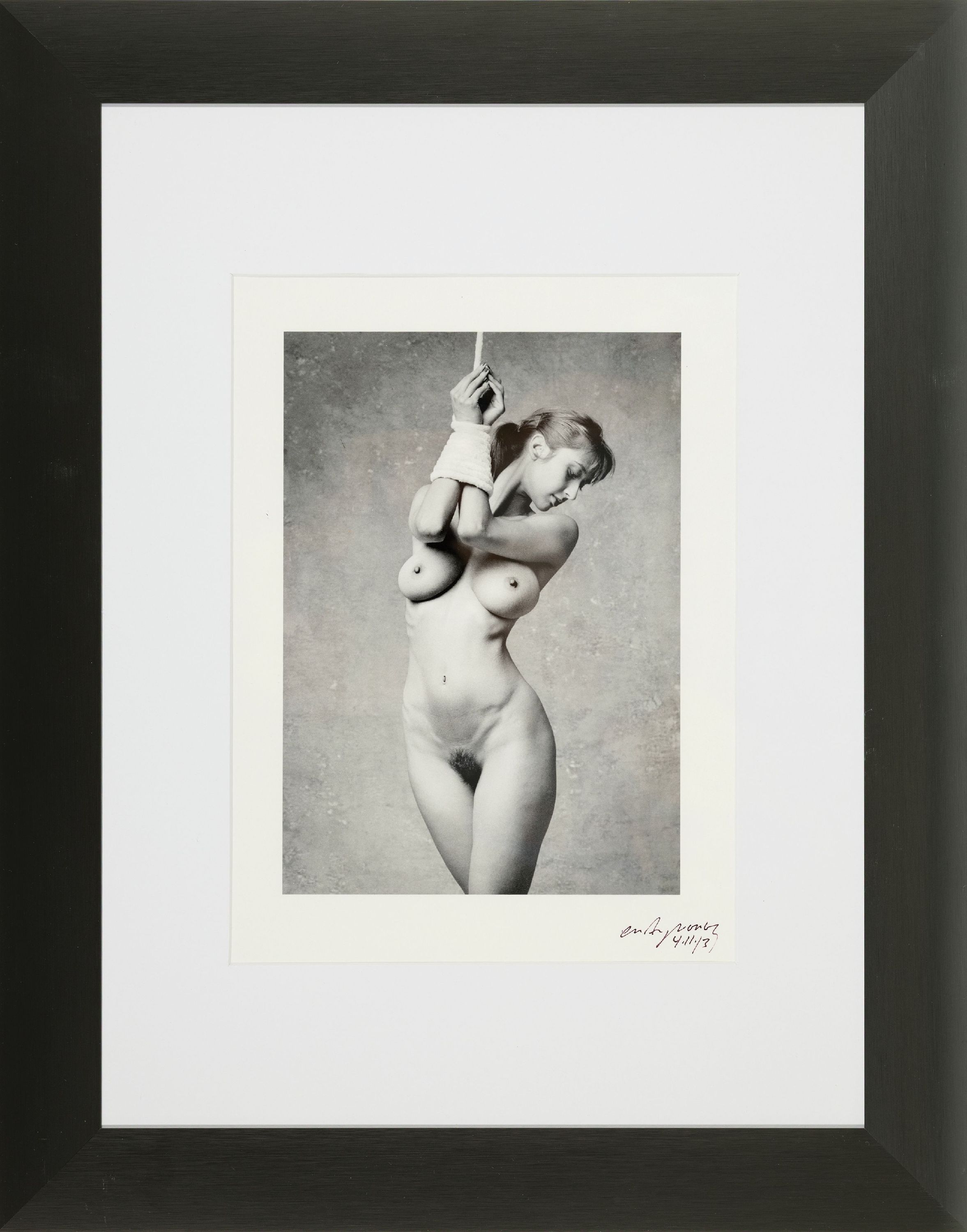 Detail l: Craig Morey, geb. 1952 Fort Wayne, Indiana/USA, 2 Fotografien, weibliche Akte, signiert und datiert 2013, je unter Glas gerahmt, ca. 47x37 cm