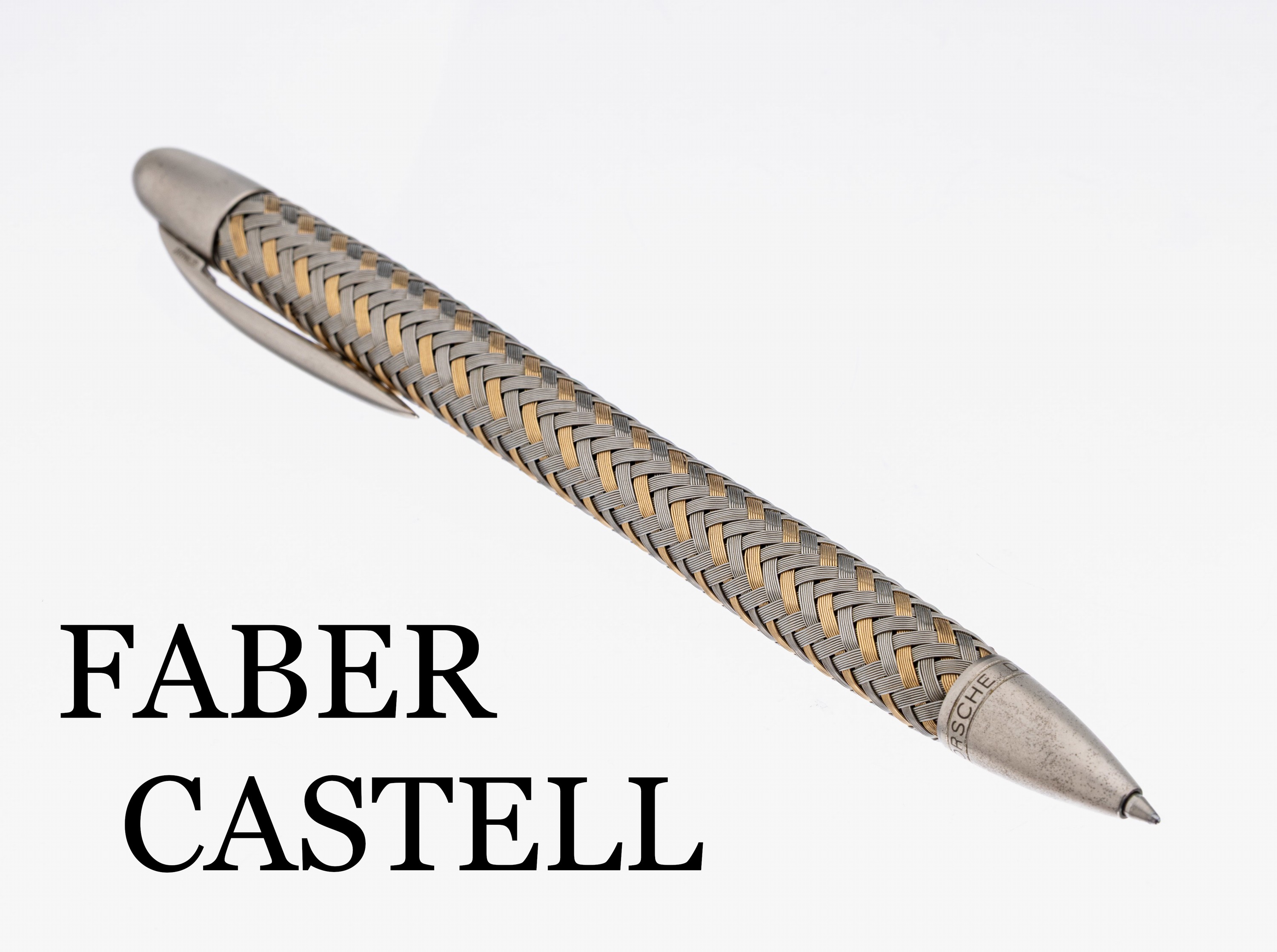 FABER CASTELL Porsche Design Kugelschreiber, Modell Tec Flex, Bicolor, neuwertig, min. Kratzspuren, Orig.-Etui und Garantiekarte