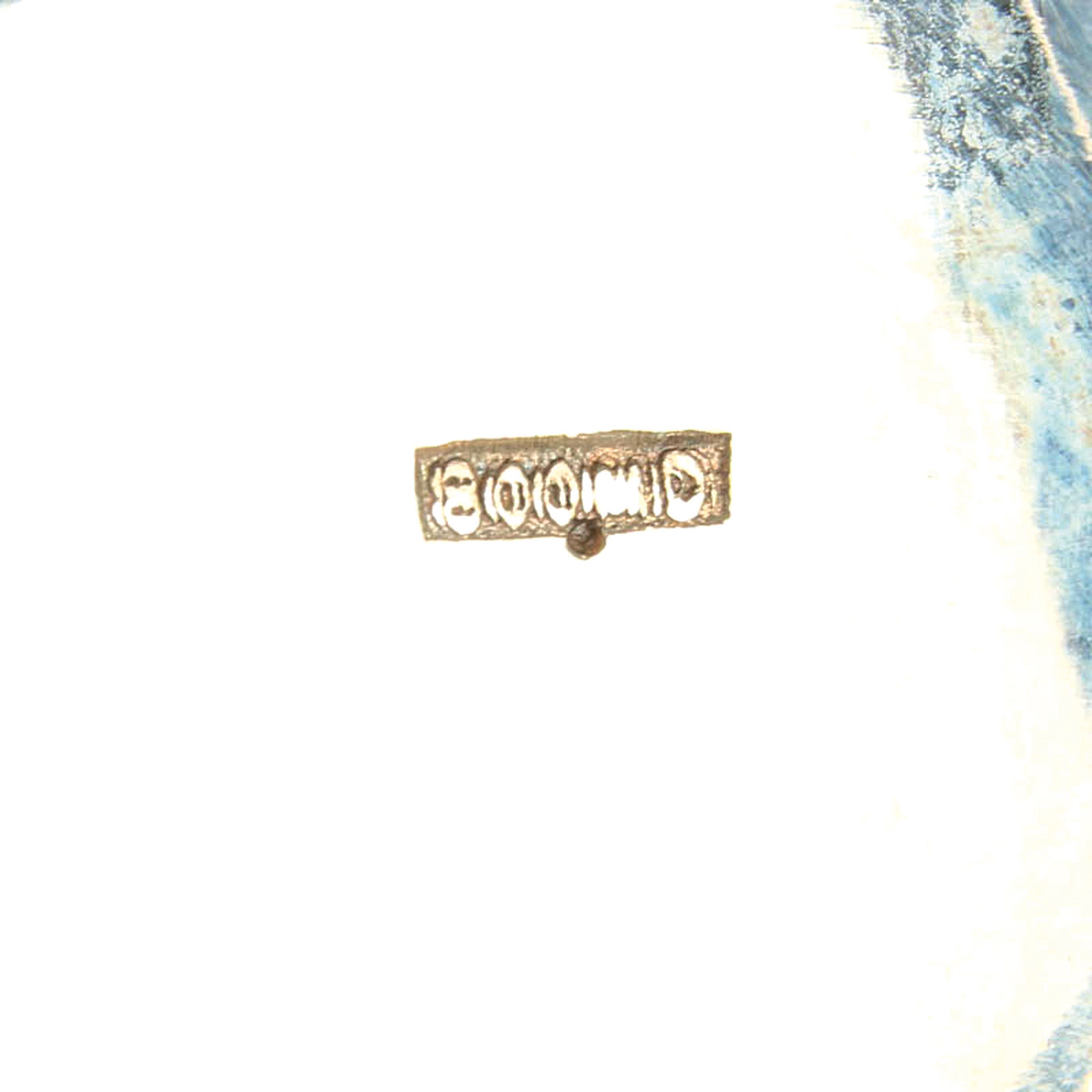 Detail h: Mokkakännchen des Historismus, deutsch, Ende 19.Jh., 800er-Silber, ca.438g, H. 15 cm