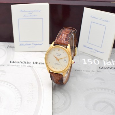 Image GLASHÜTTE Original Jubiläums Herrenarmbanduhr in GG 750/000, Deutschland verk. ...