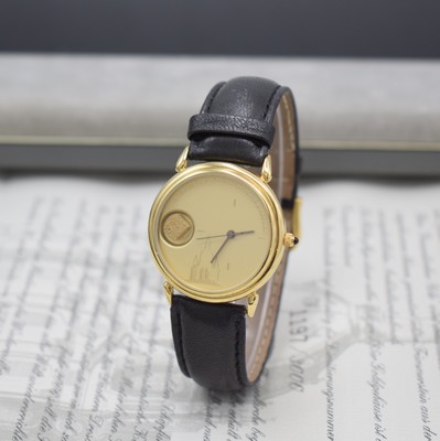 Image Auf 3.000 limitierte Armbanduhr "Wiederaufbau Frauenkirche Dresden" in GG ...