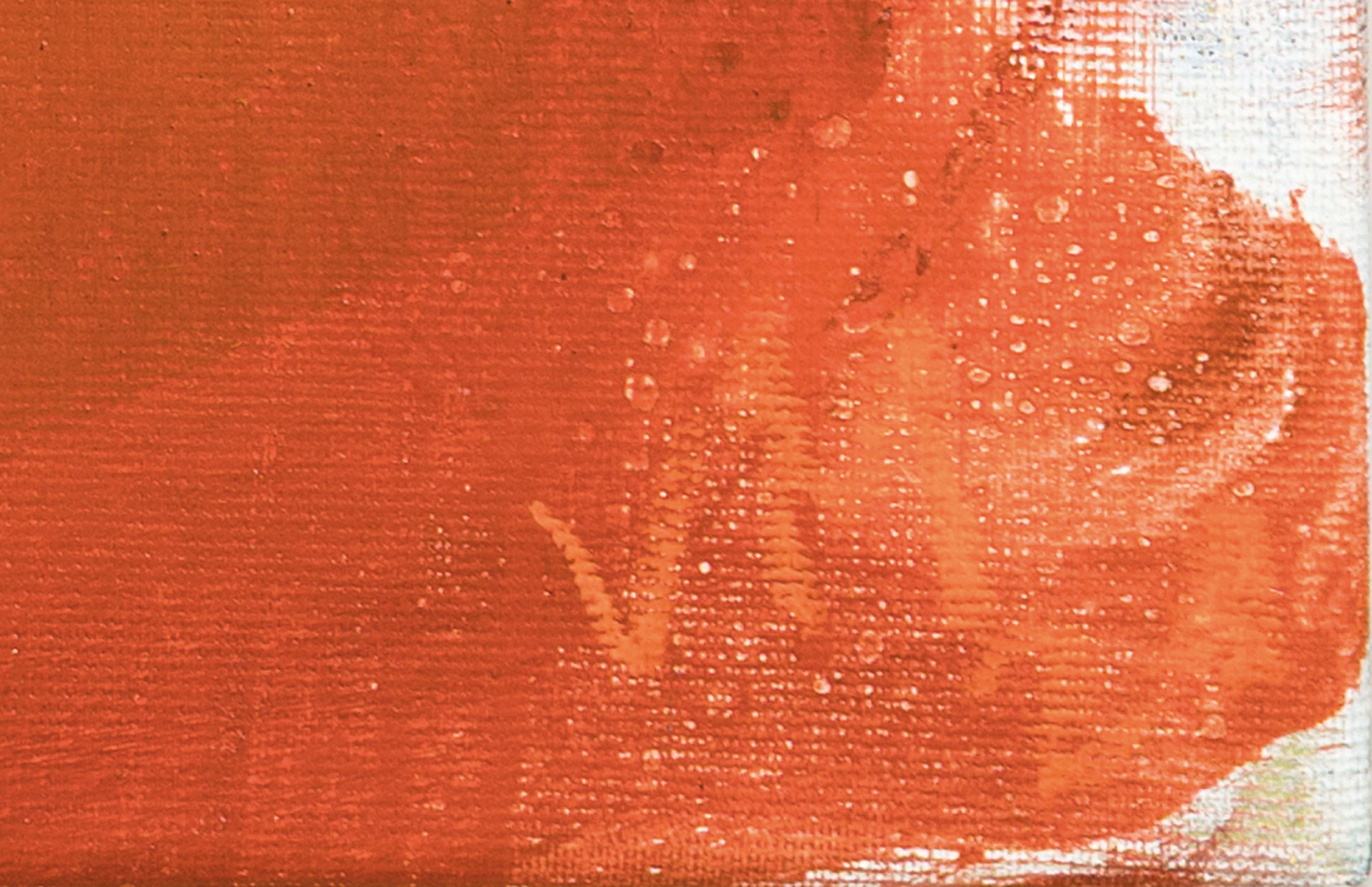Detail l: Ulrike von Münchhausen, geb. 1961 Hamburg, Blueandred I, Acryl und Öl auf Lwd, rückseitig sign. und dat. 2021, ca. 40x50cm, ausgebildet in ...