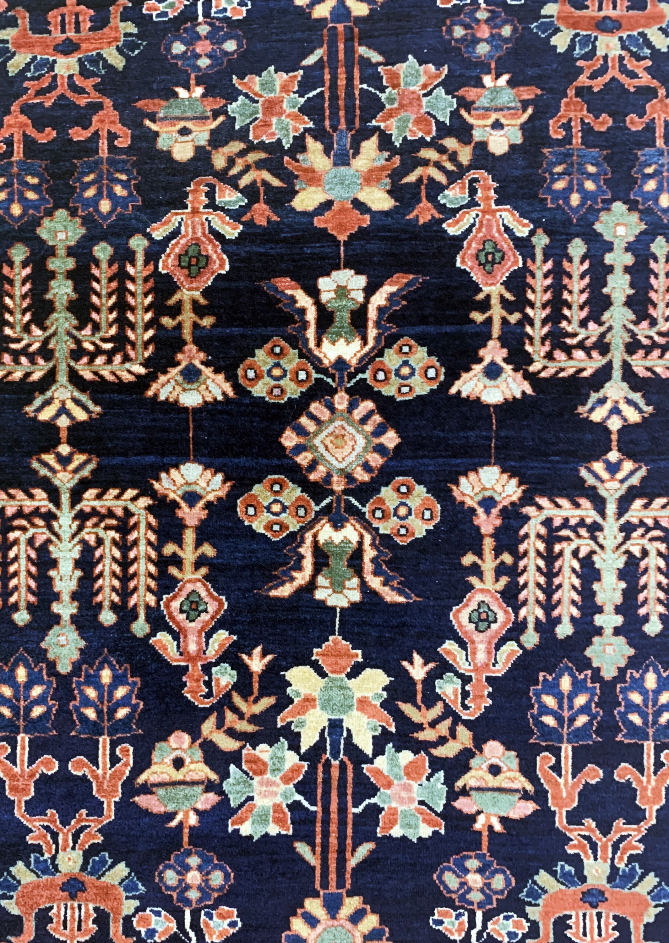Detail b: Us Re-Import Sarogh antik, Persien, um 1900, Wolle auf Baumwolle, ca. 145 x 100 cm, gereinigt, EHZ: 2-3