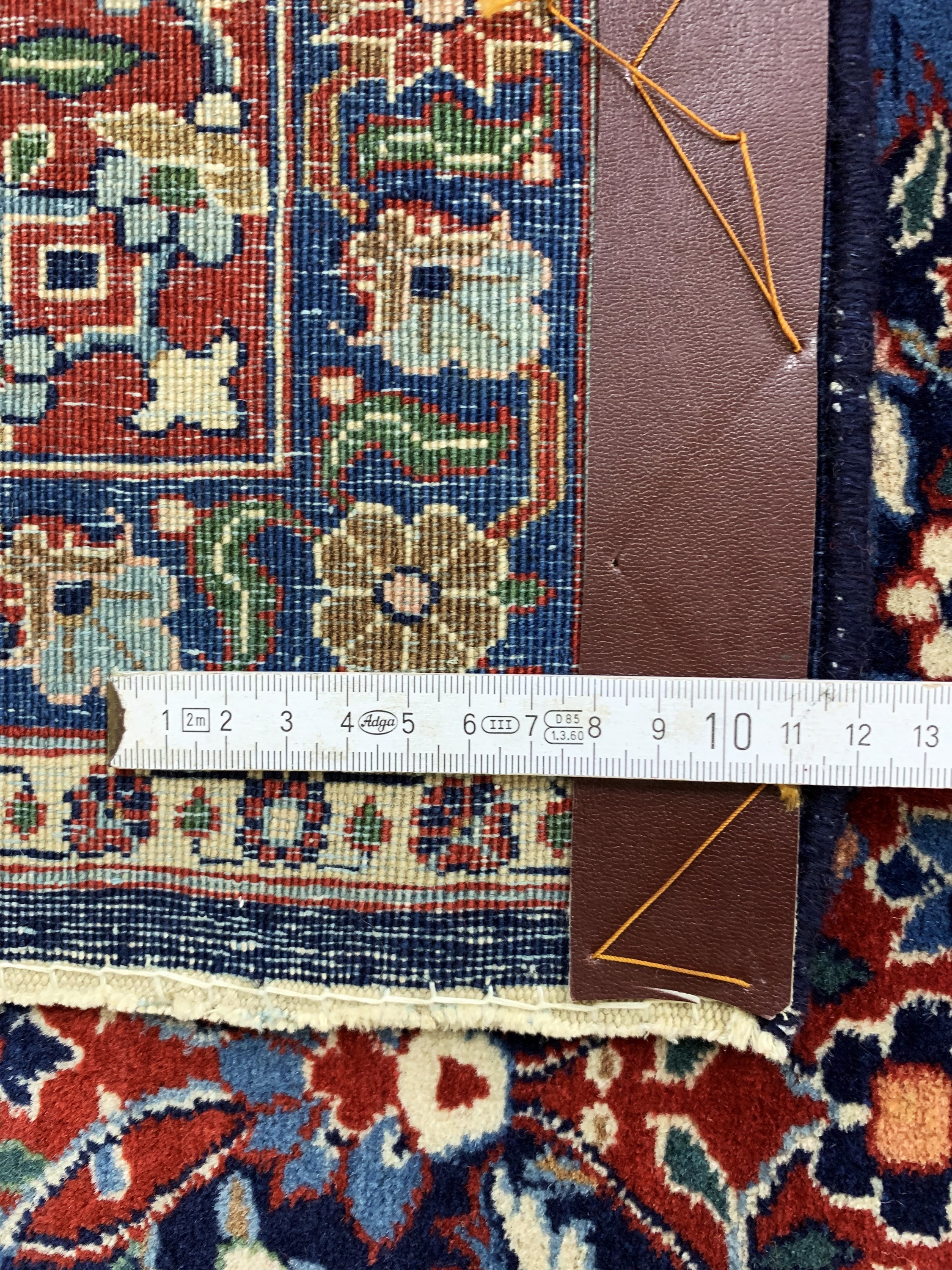 Detail e: Keschan Kork fein, Persien, Mitte 20.Jhd, Korkwolle auf Baumwolle, ca. 196 x 140 cm, gereinigt, EHZ: 2