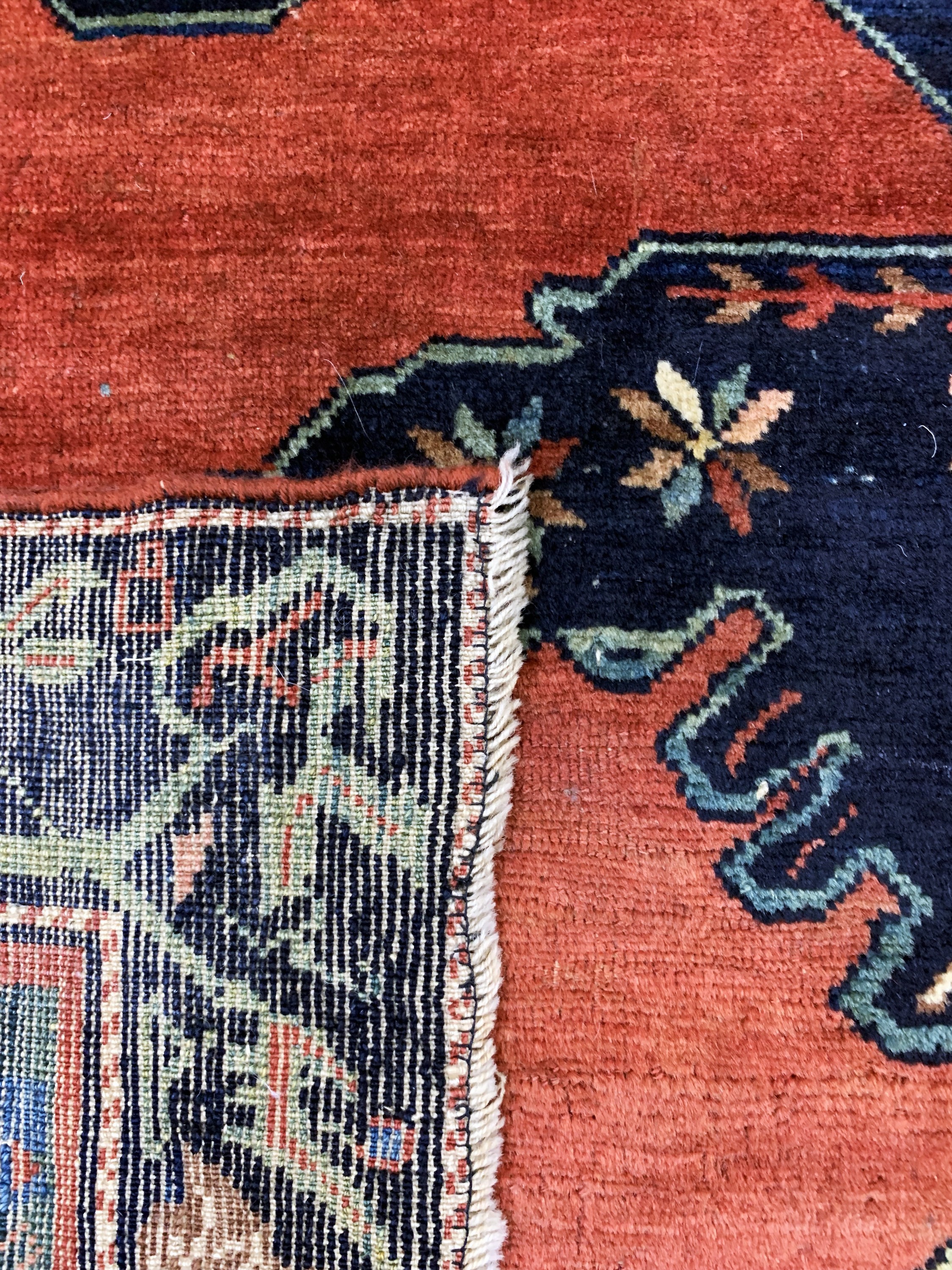 Detail e: Karabagh antik, Kaukasus, um 1900, Wolle auf Wolle, ca. 200 x 155 cm, gereinigt, EHZ: 3