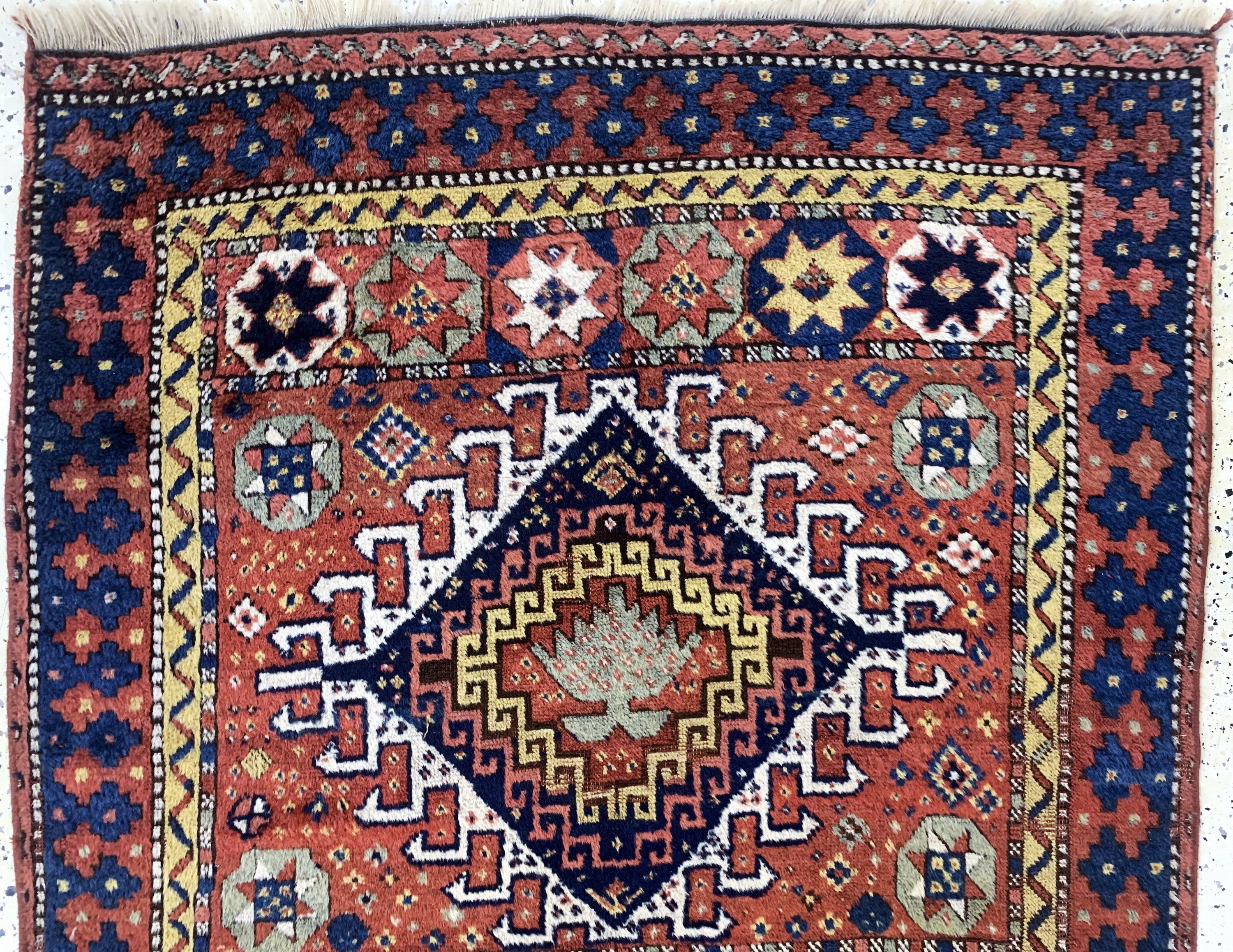 Detail a: Konya antik, Türkei, um 1900, Wolle auf Wolle, ca. 316 x 136 cm, gereinigt, EHZ: 2-3