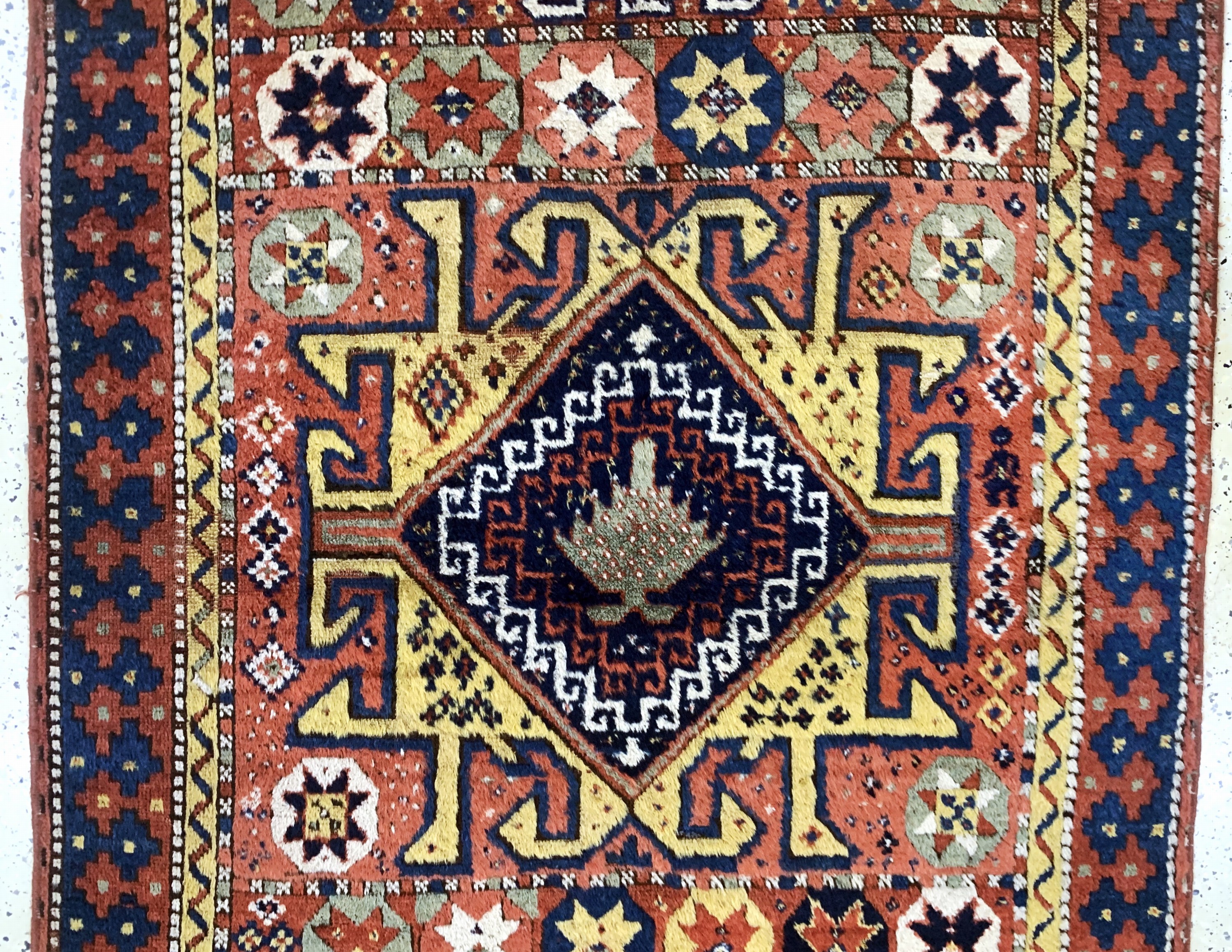 Detail c: Konya antik, Türkei, um 1900, Wolle auf Wolle, ca. 316 x 136 cm, gereinigt, EHZ: 2-3