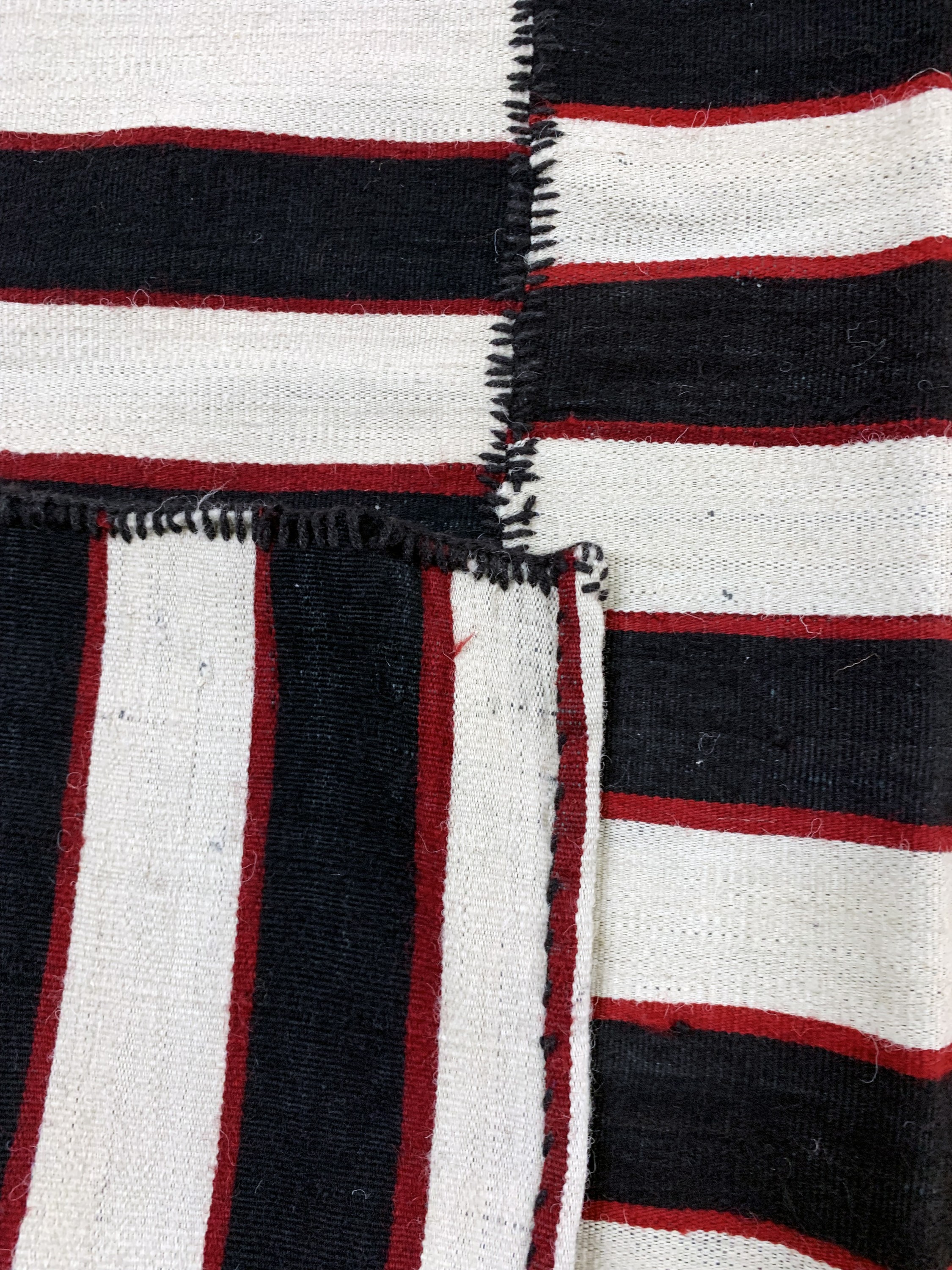 Detail f: Mazandaran Kelim(5 Bahnig), Persien, Mitte 20.Jhd, Wolle auf Wolle, ca. 405 x 240 cm, EHZ: 2