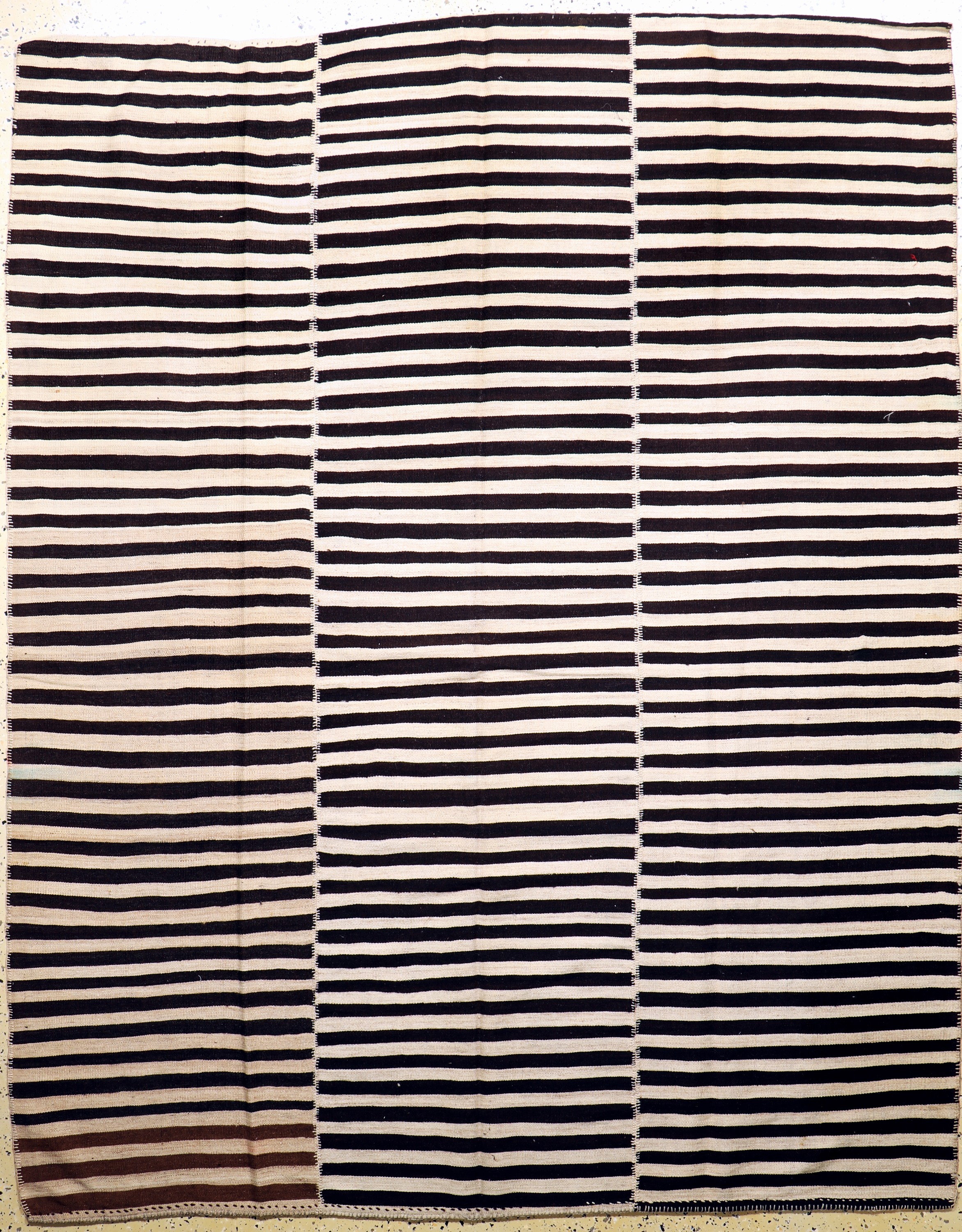 Mazandaran Kelim(3 Bahnig), Persien, Mitte 20.Jhd, Wolle auf Wolle, ca. 250 x 200 cm, EHZ: 2