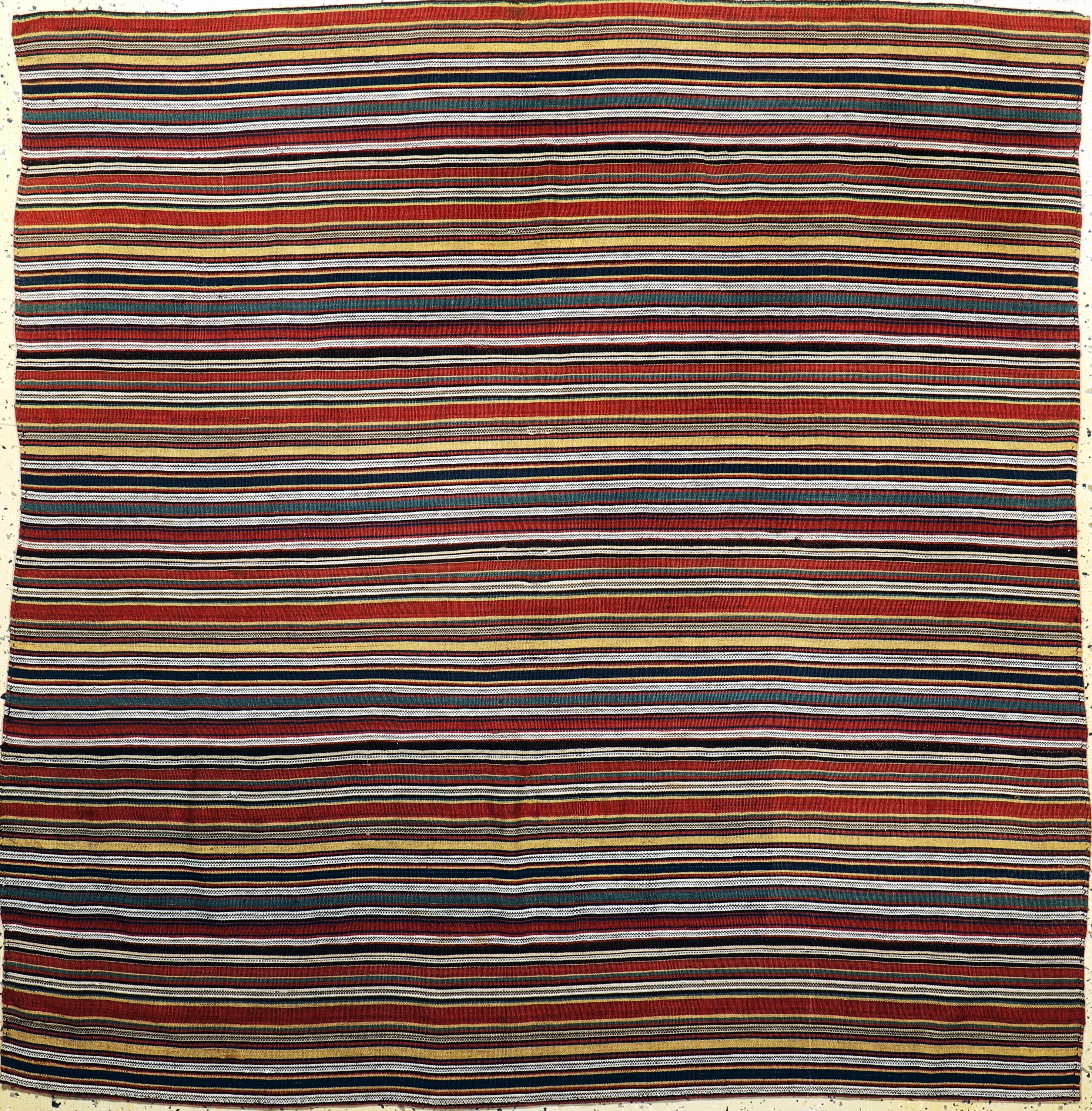 Djajim"Nomaden-Decke", Persien, Anfang 20.Jhd, Wolle auf Wolle(6 Bahnig), ca. 160 x 160 cm, EHZ: 2