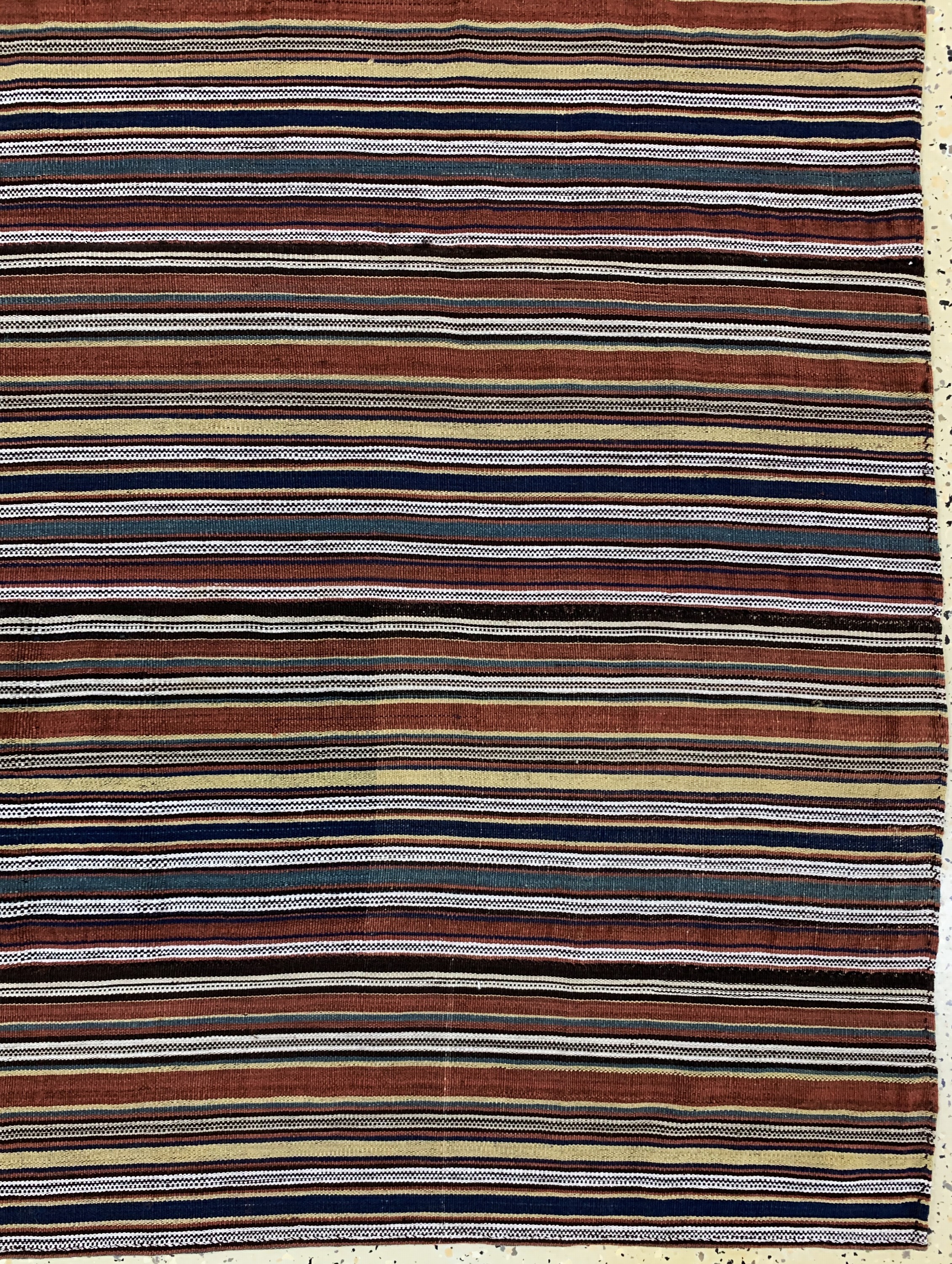 Detail a: Djajim"Nomaden-Decke", Persien, Anfang 20.Jhd, Wolle auf Wolle(6 Bahnig), ca. 160 x 160 cm, EHZ: 2