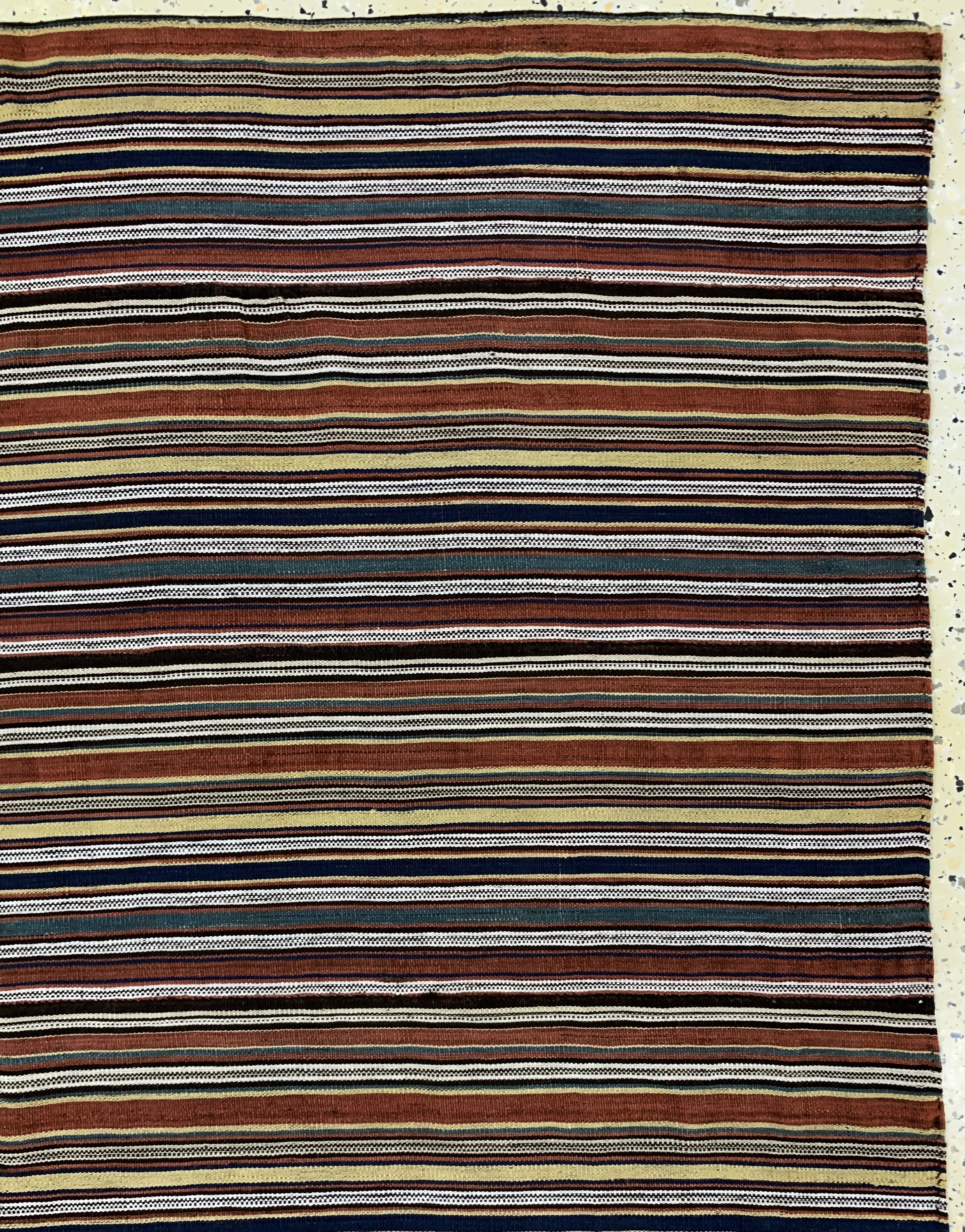 Detail d: Djajim"Nomaden-Decke", Persien, Anfang 20.Jhd, Wolle auf Wolle(6 Bahnig), ca. 160 x 160 cm, EHZ: 2