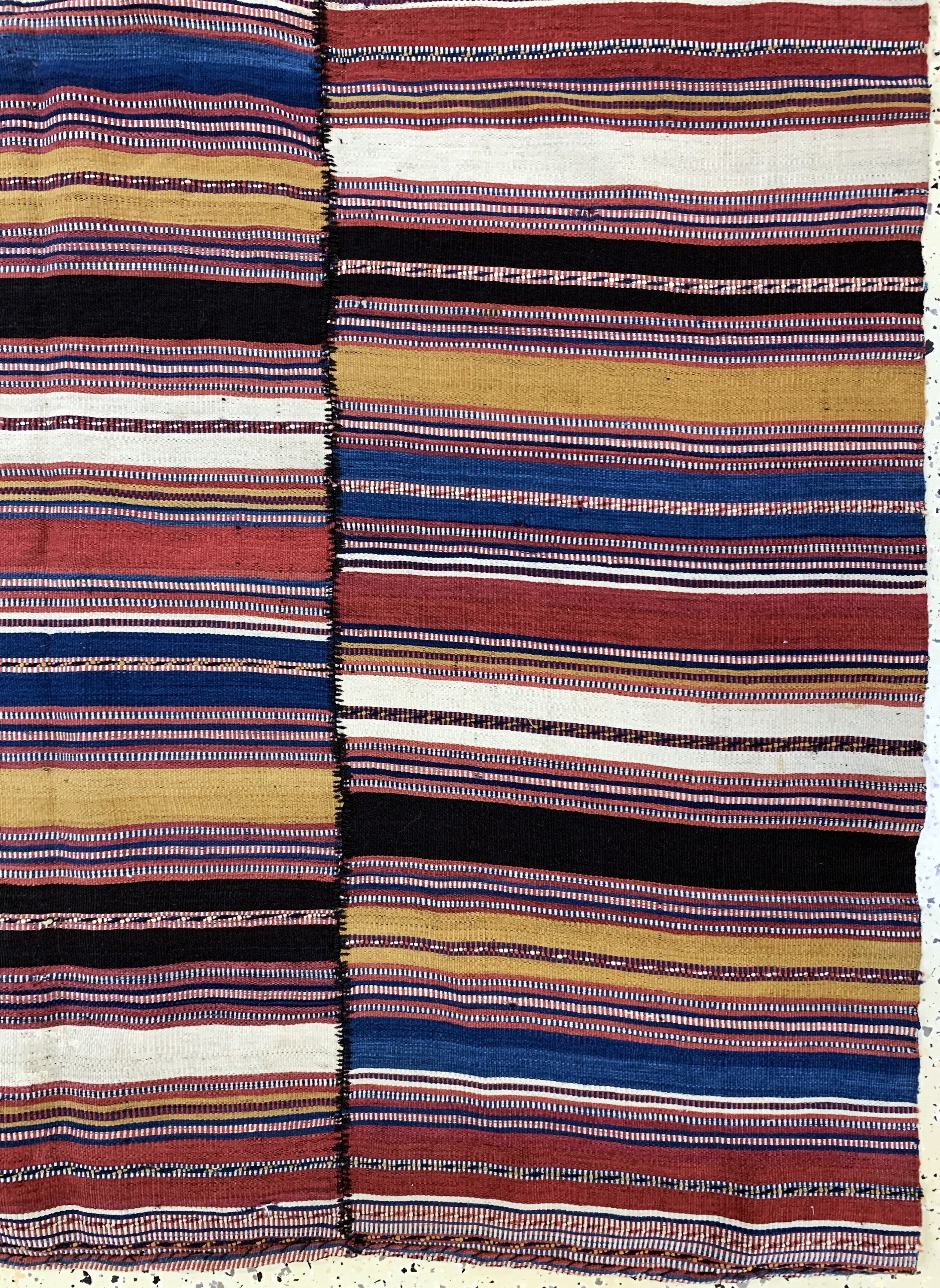 Detail a: Kelim fein, Persien, Anfang 20.Jhd, Wolle auf Wolle(3 Bahnig), ca. 200 x 140 cm, EHZ: 2