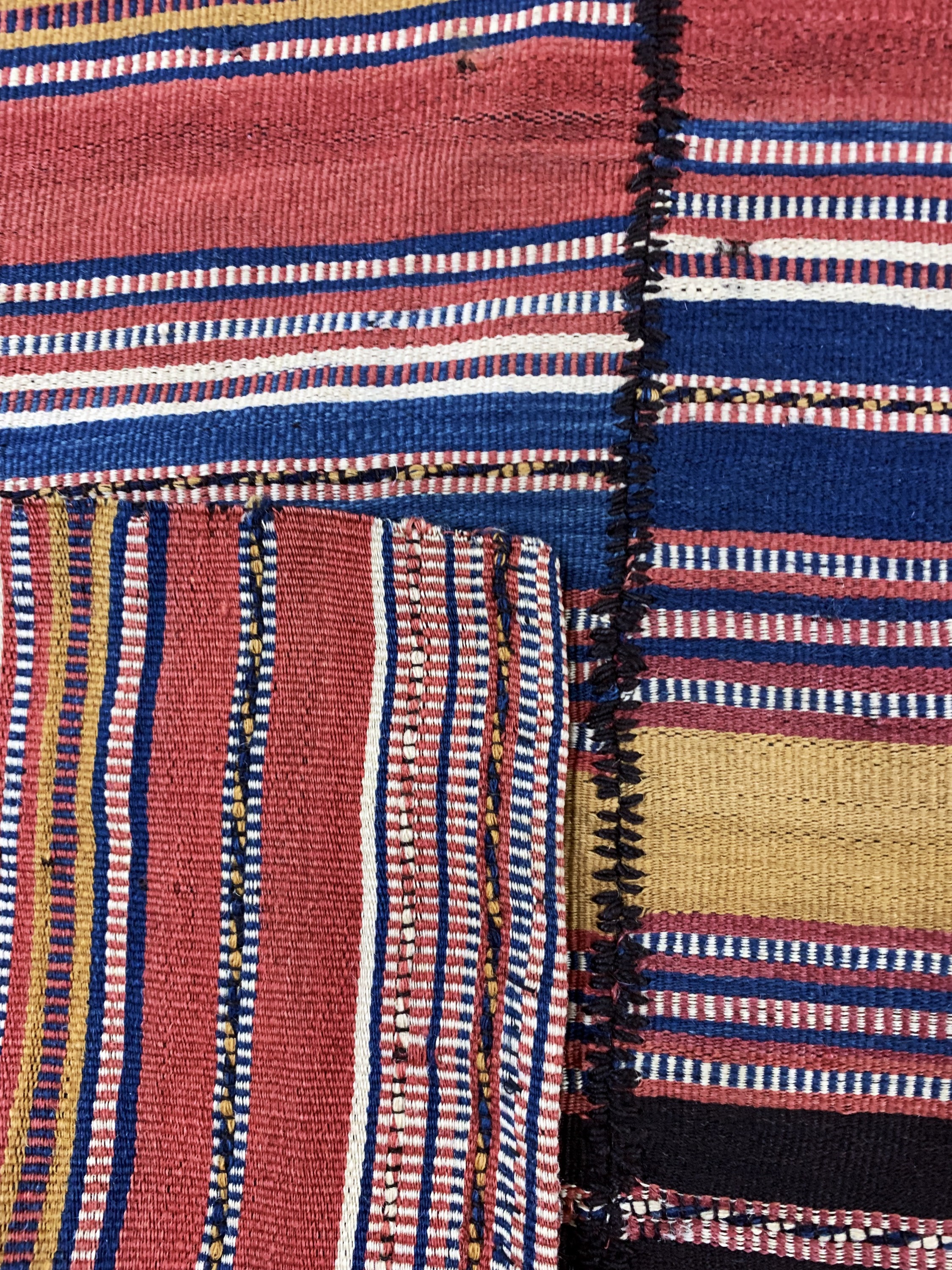 Detail e: Kelim fein, Persien, Anfang 20.Jhd, Wolle auf Wolle(3 Bahnig), ca. 200 x 140 cm, EHZ: 2