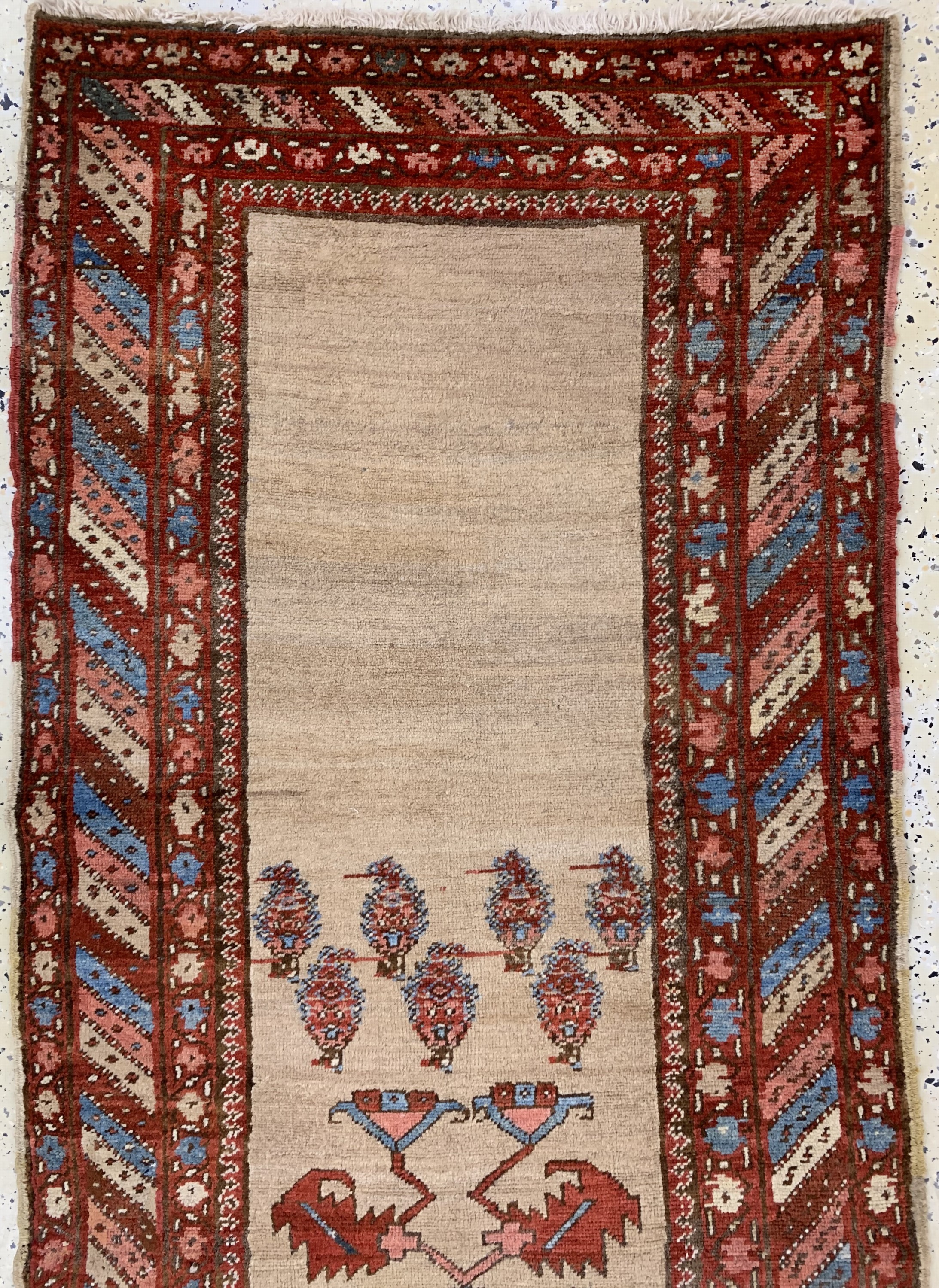 Detail a: Antiker Bakhshaish, Persien, um 1900, Wolle auf Baumwolle, ca. 330 x 90 cm, gereinigt, EHZ: 2
