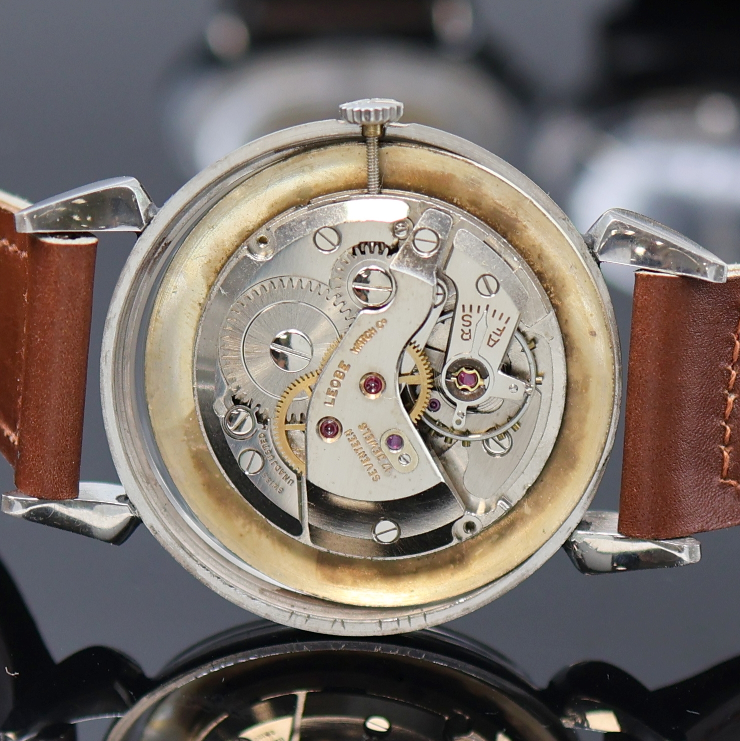 Detail f: Konvolut: 8 teils außergewöhnlichen Armbanduhren, Schweiz um 1938-1975, Handaufzug/Automatik, Geh. 2x Stahl, 2x verg. m. Stahlboden, 3x verschr., ...