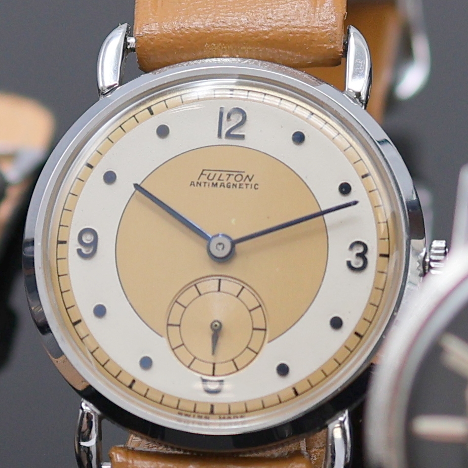 Detail i: Konvolut: 8 teils außergewöhnlichen Armbanduhren, Schweiz um 1938-1975, Handaufzug/Automatik, Geh. 2x Stahl, 2x verg. m. Stahlboden, 3x verschr., ...
