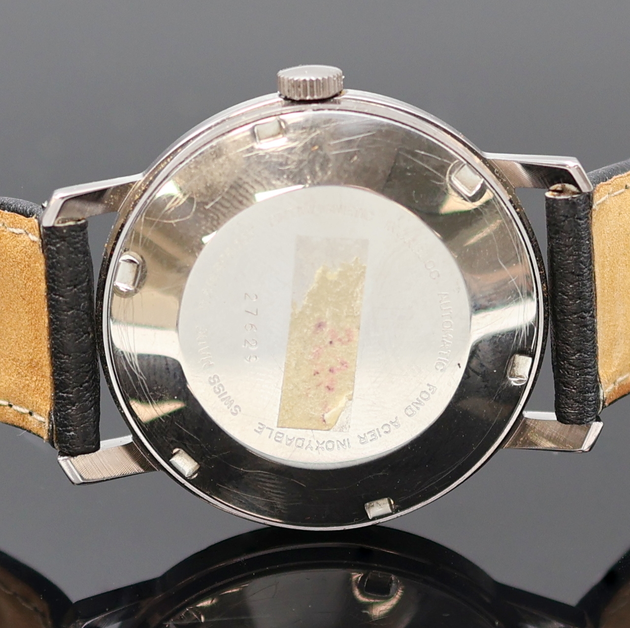 Detail n: Konvolut: 8 teils außergewöhnlichen Armbanduhren, Schweiz um 1938-1975, Handaufzug/Automatik, Geh. 2x Stahl, 2x verg. m. Stahlboden, 3x verschr., ...