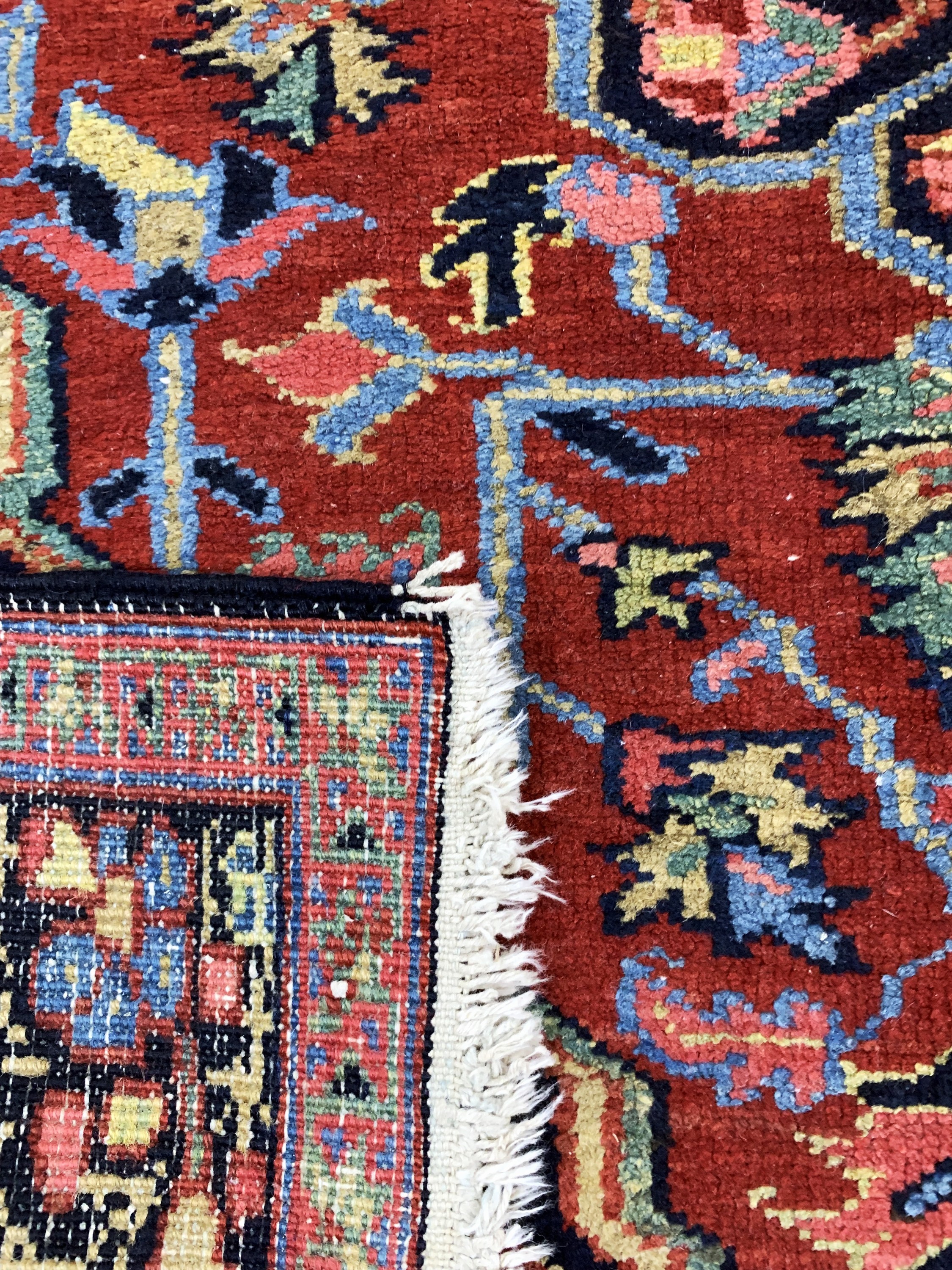 Detail e: Heriz alt, Persien, Anfang 20.Jhd, Wolle auf Baumwolle, ca. 185 x 142 cm, EHZ: 2
