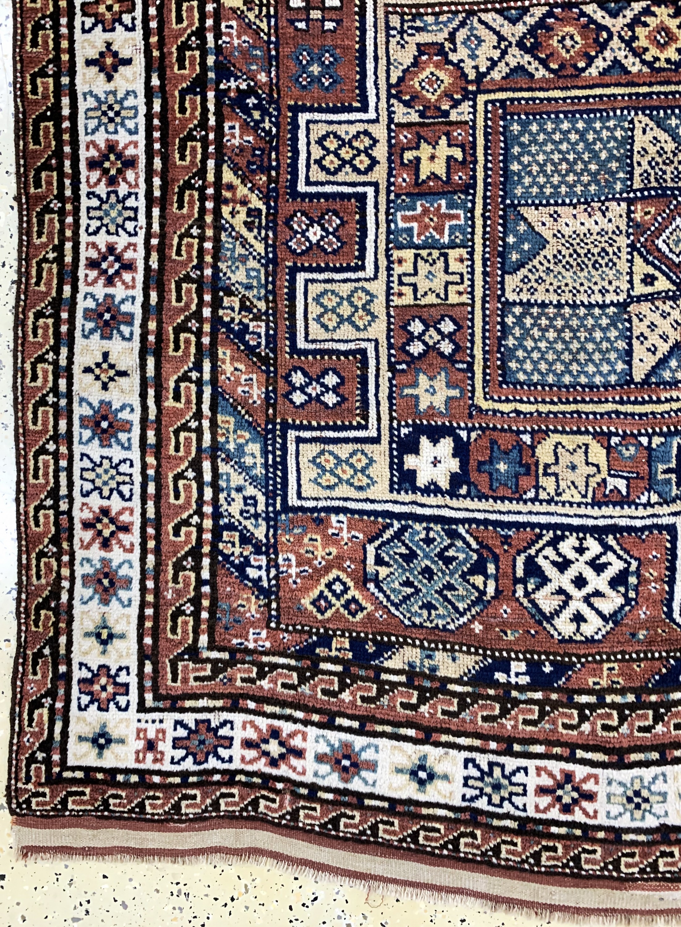 Detail b: Khorasan Kordi antik, Persien, um 1900, Wolle auf Wolle, ca. 270 x 170 cm, EHZ: 2