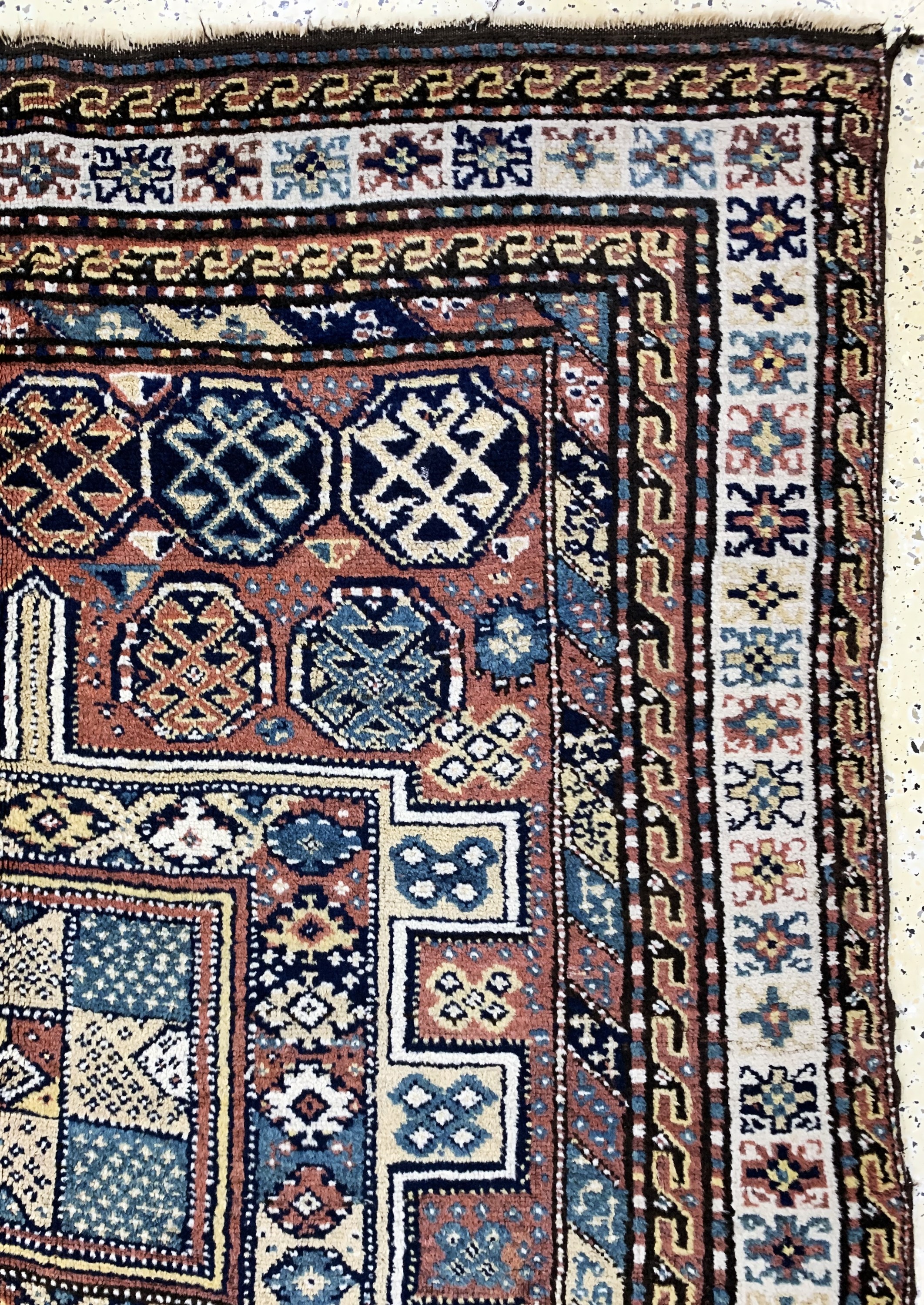 Detail d: Khorasan Kordi antik, Persien, um 1900, Wolle auf Wolle, ca. 270 x 170 cm, EHZ: 2