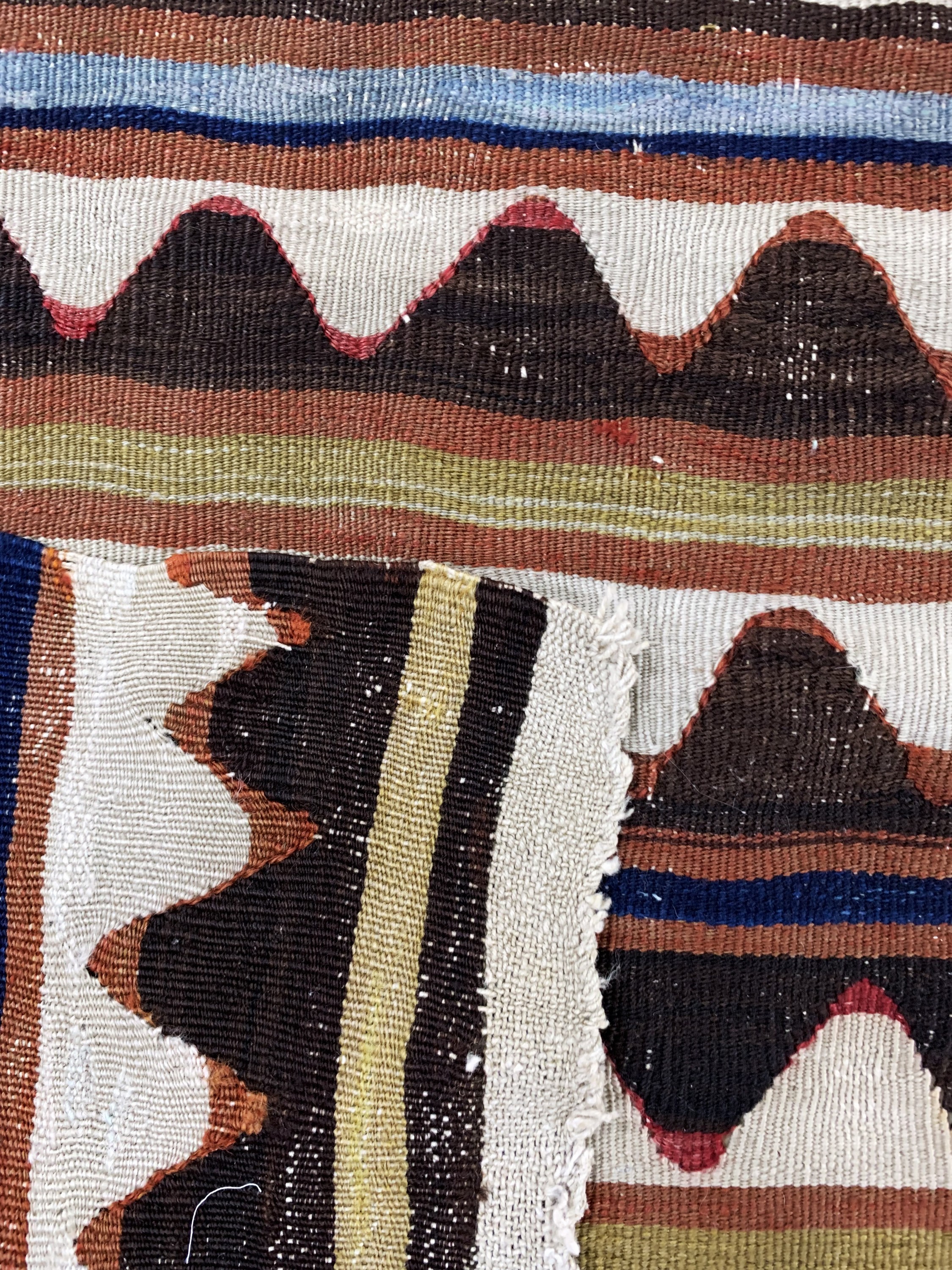 Detail f: Shahsawan Kelim, Persien, Anfang 20.Jhd, Wolle auf Wolle(2 Bahnig), ca. 195 x 180 cm, EHZ: 2