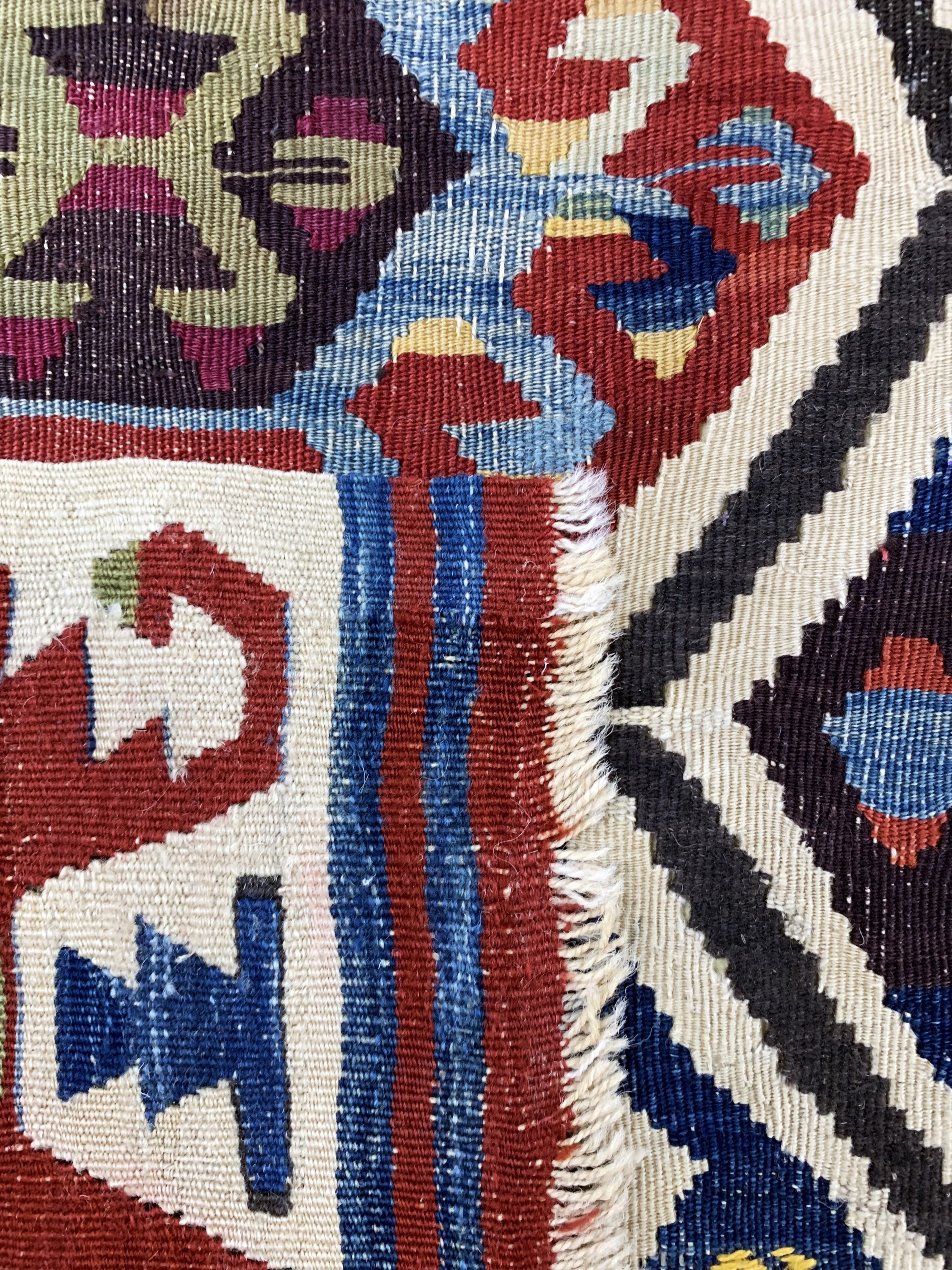 Detail f: Konya Kelim antik, Türkei, 19.Jhd, Wolle auf Wolle, ca. 340 x 162 cm, EHZ: 2
